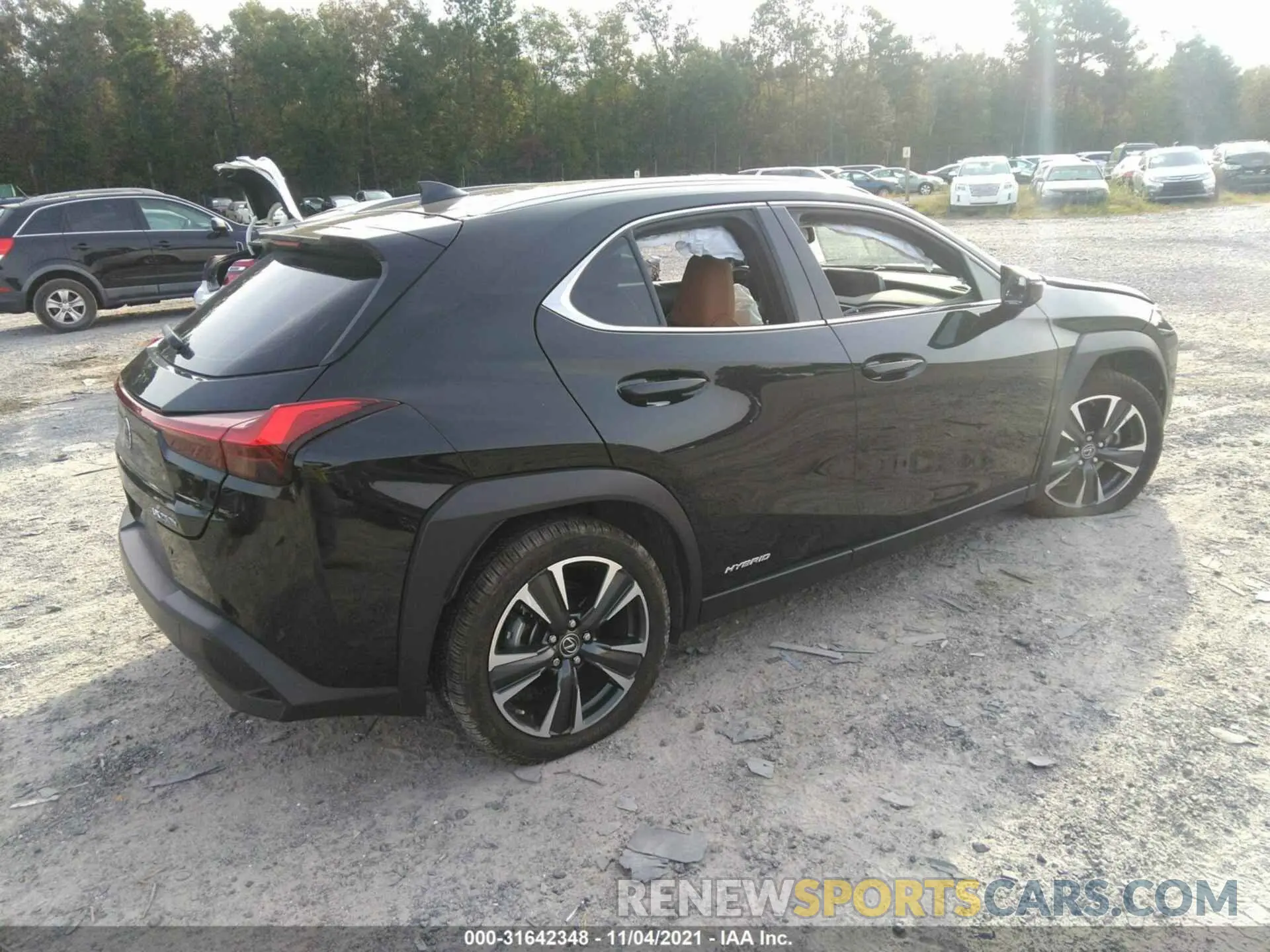 4 fotografías del automóvil dañado JTHP9JBH4L2023608 LEXUS UX 2020