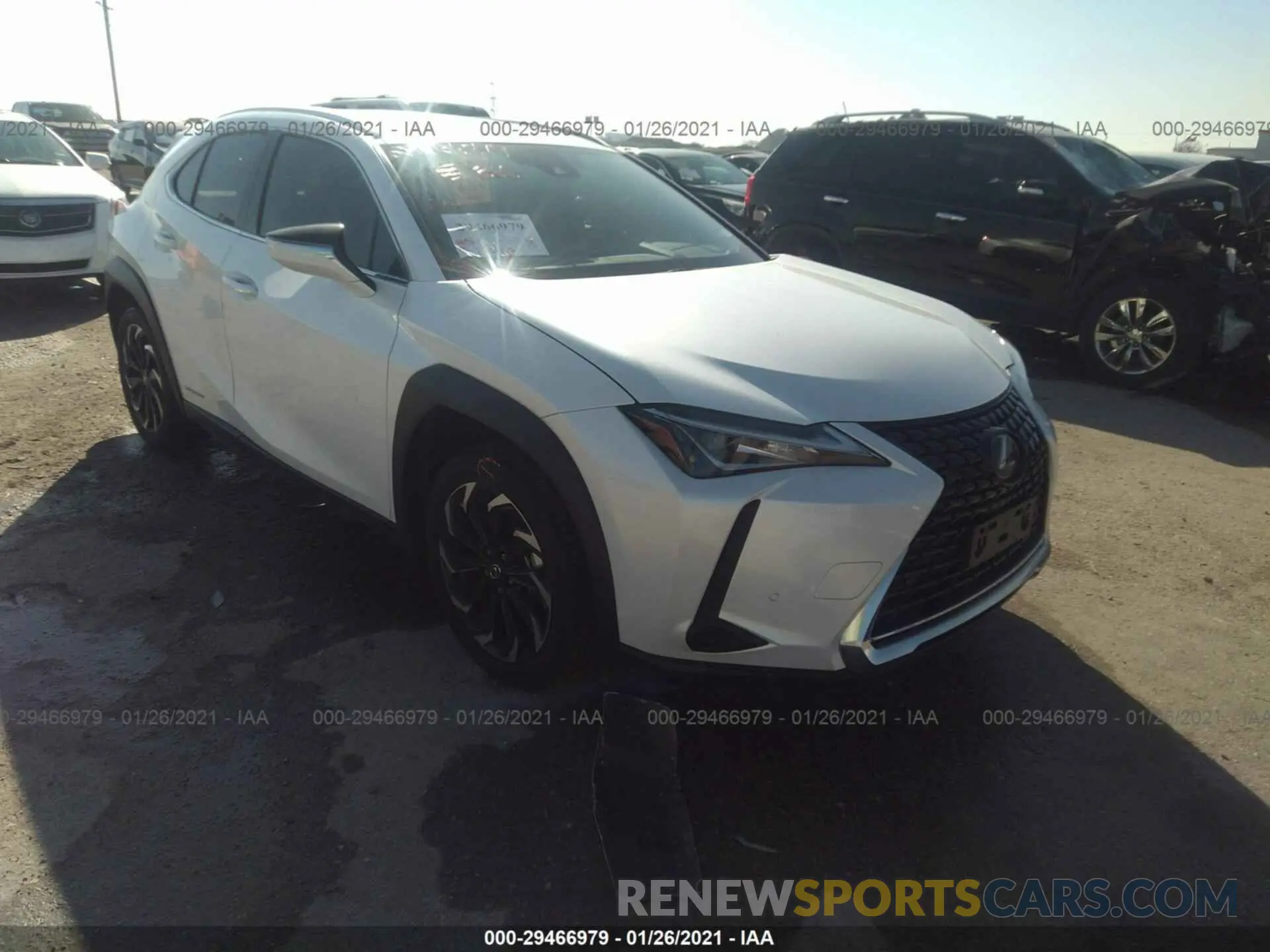 1 fotografías del automóvil dañado JTHP9JBH4L2028131 LEXUS UX 2020