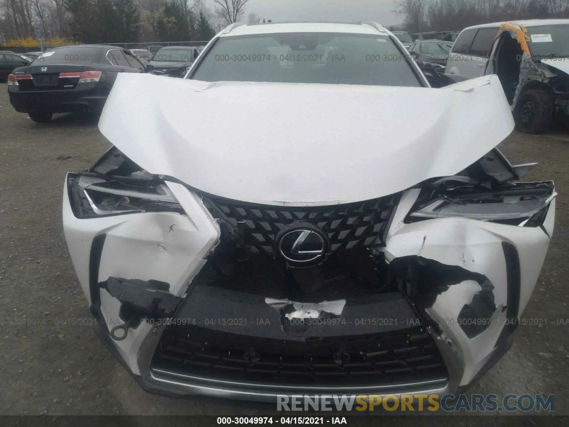 6 fotografías del automóvil dañado JTHP9JBH4L2030719 LEXUS UX 2020