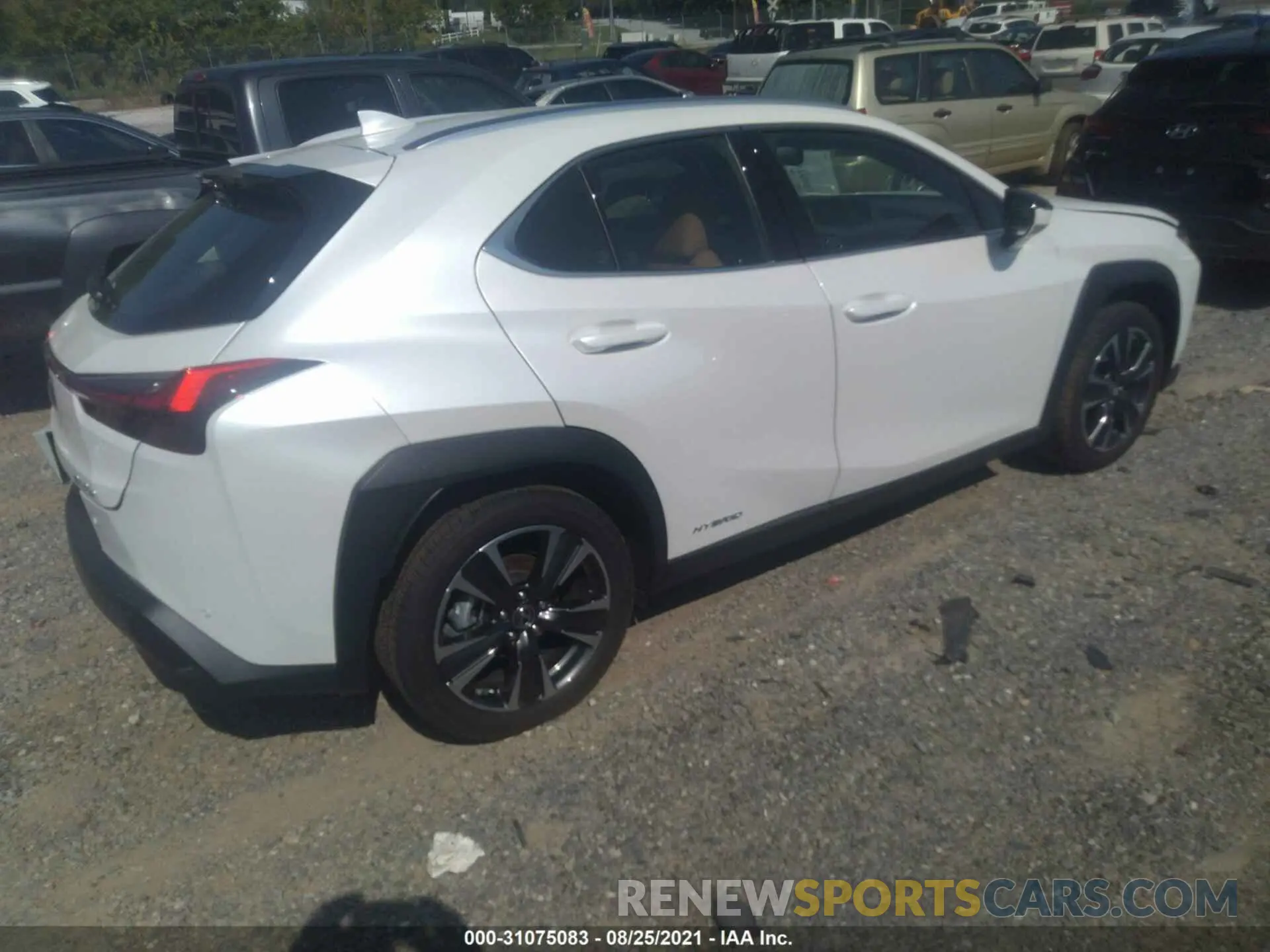 4 fotografías del automóvil dañado JTHP9JBH6L2033640 LEXUS UX 2020