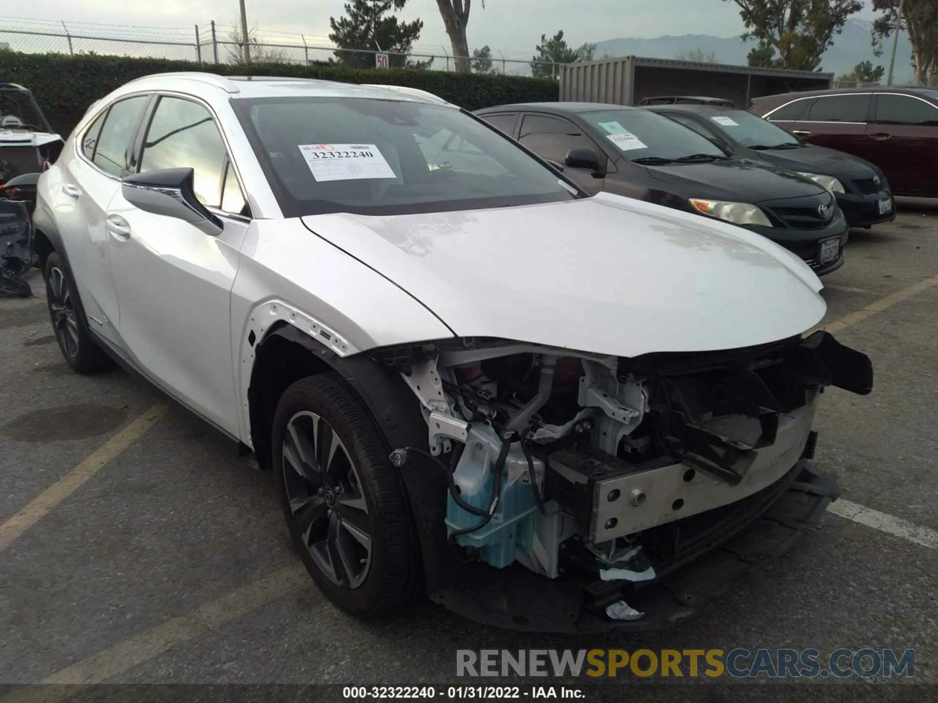 1 fotografías del automóvil dañado JTHP9JBH8L2021182 LEXUS UX 2020