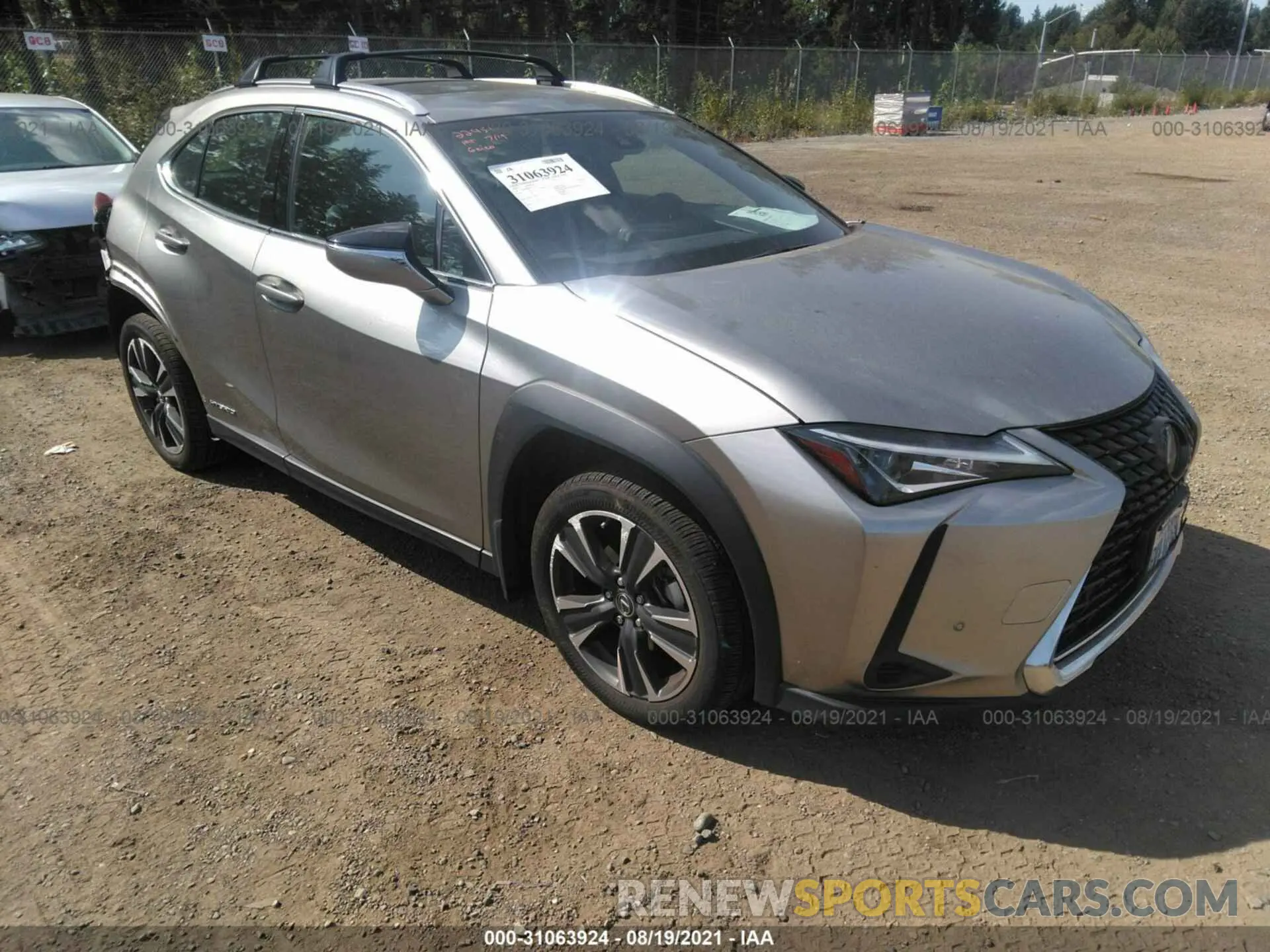 1 fotografías del automóvil dañado JTHP9JBH8L2027516 LEXUS UX 2020