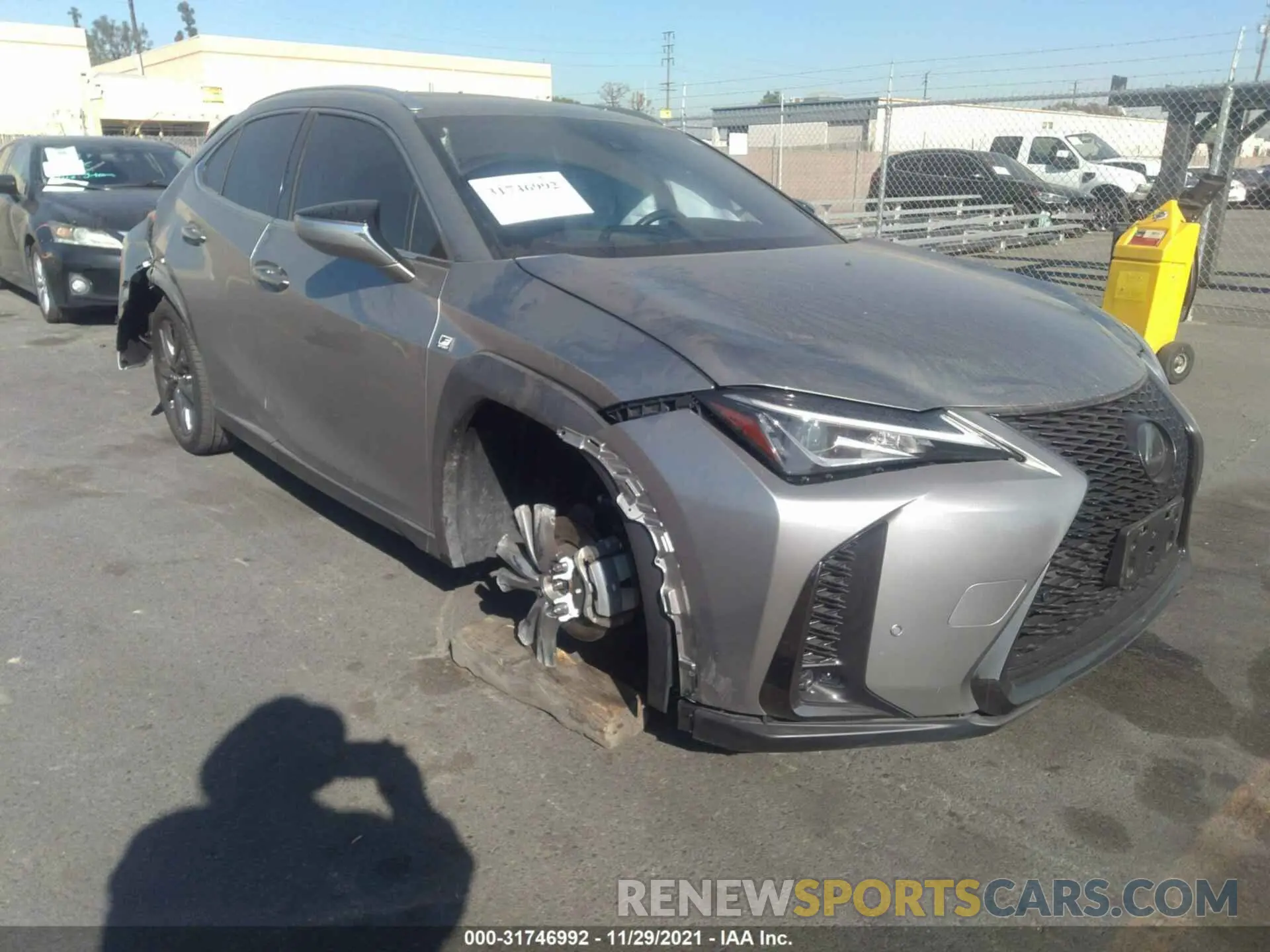 1 fotografías del automóvil dañado JTHR3JBH2L2022550 LEXUS UX 2020
