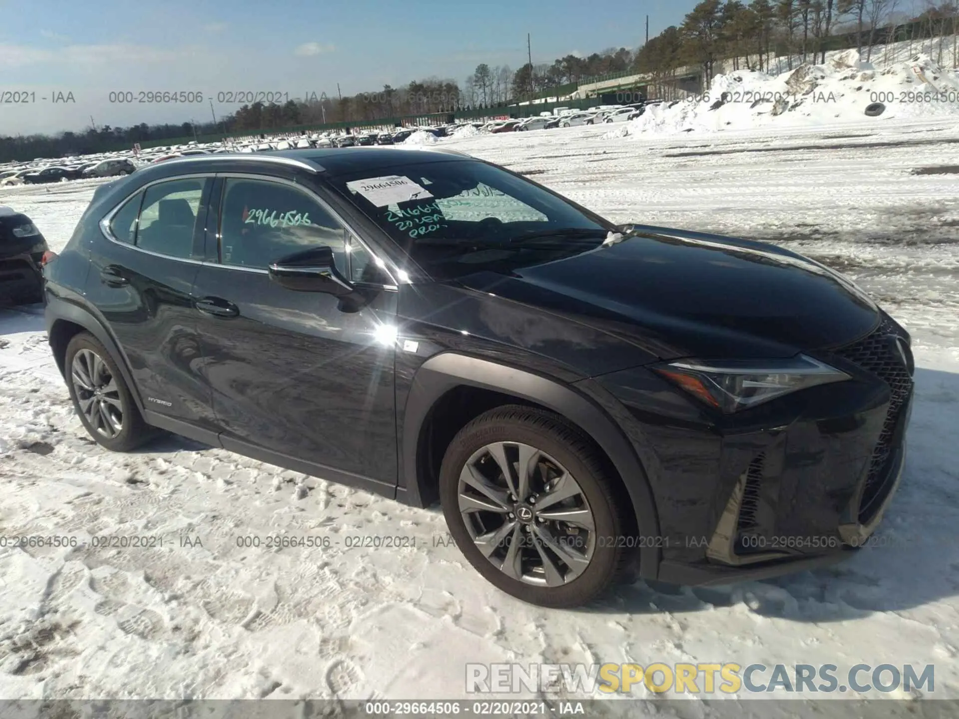 1 fotografías del automóvil dañado JTHR9JBH5L2025568 LEXUS UX 2020