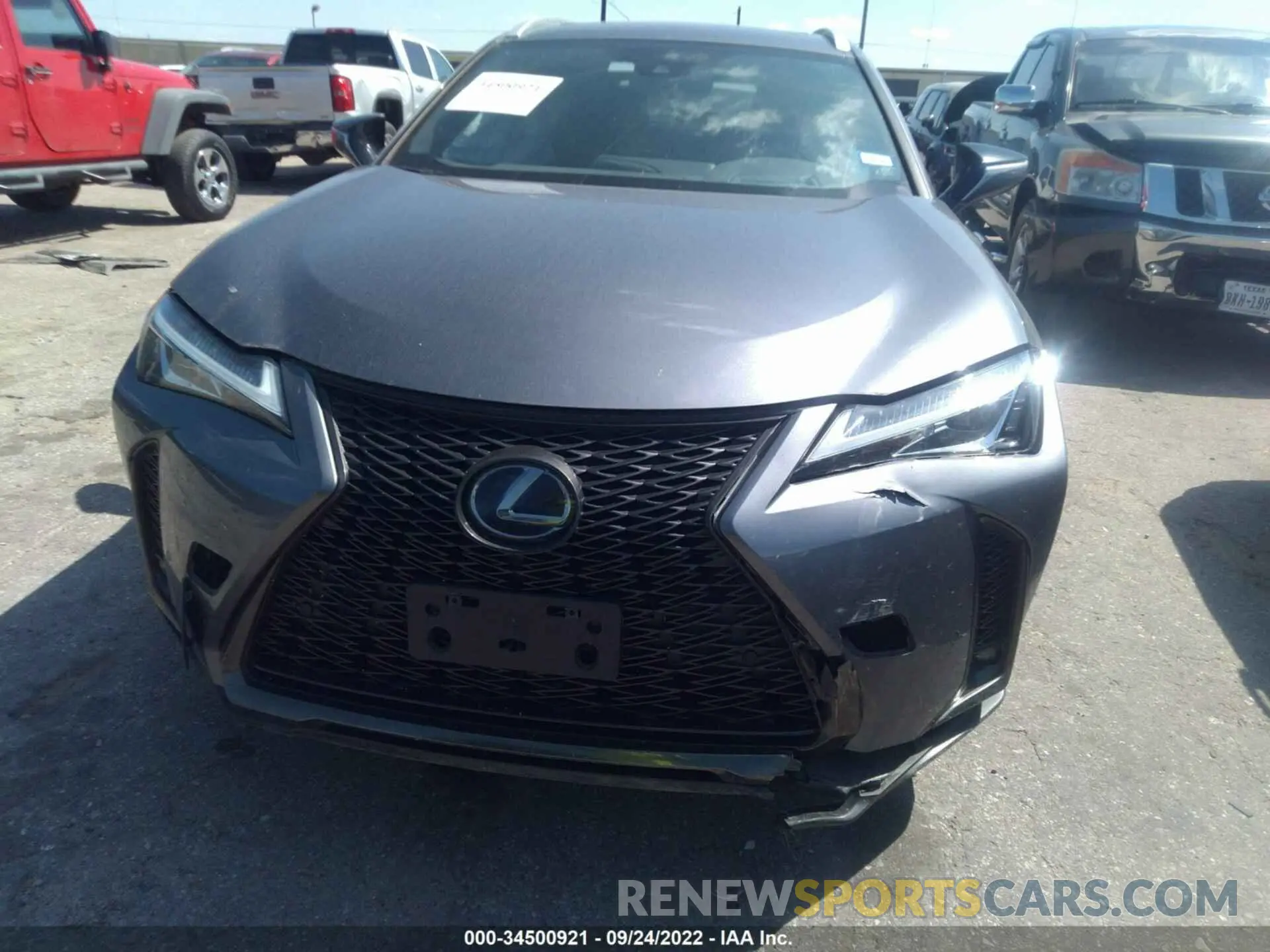 6 fotografías del automóvil dañado JTHR9JBH9L2024066 LEXUS UX 2020