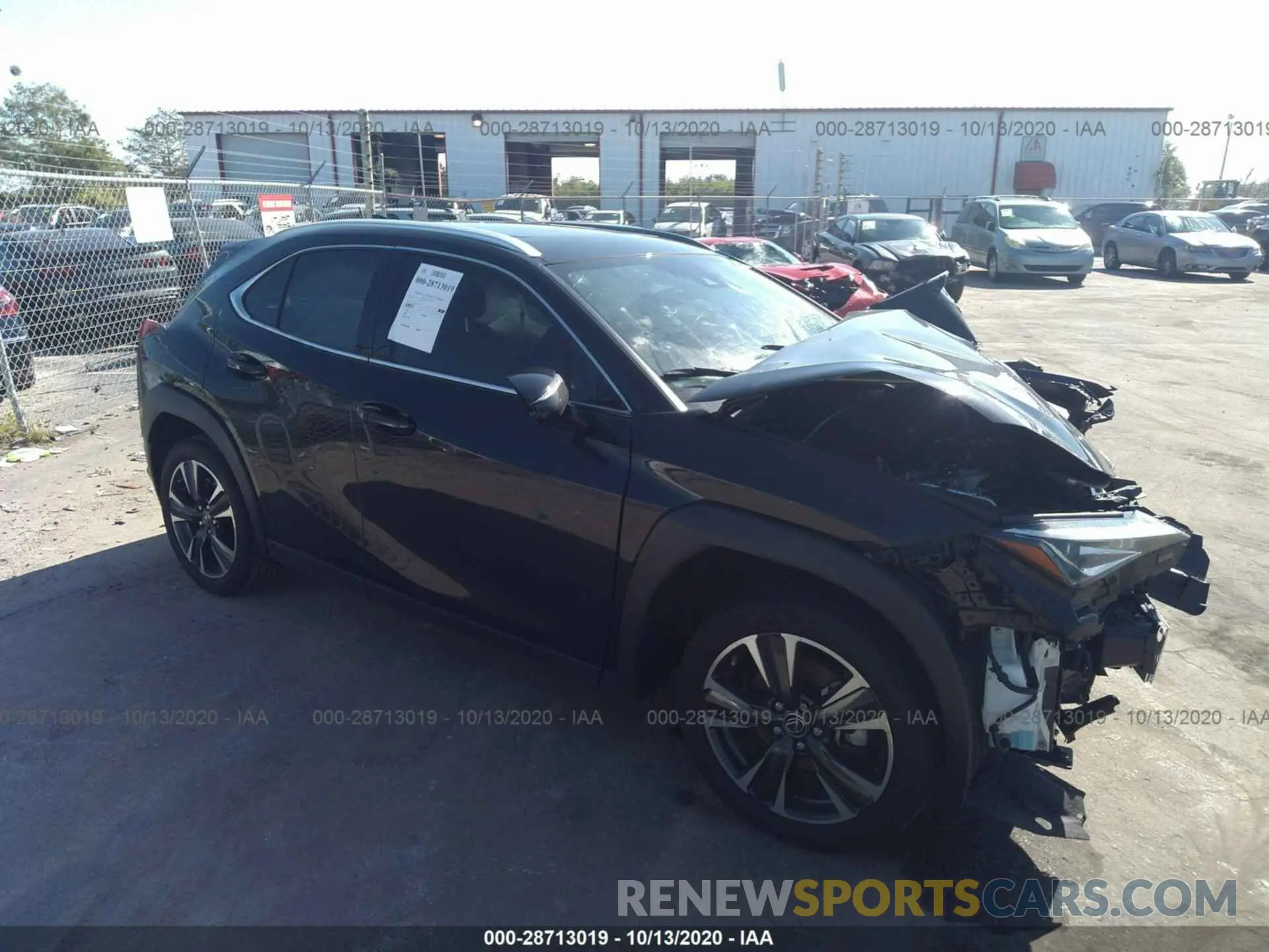 1 fotografías del automóvil dañado JTHX3JBH4L2022072 LEXUS UX 2020