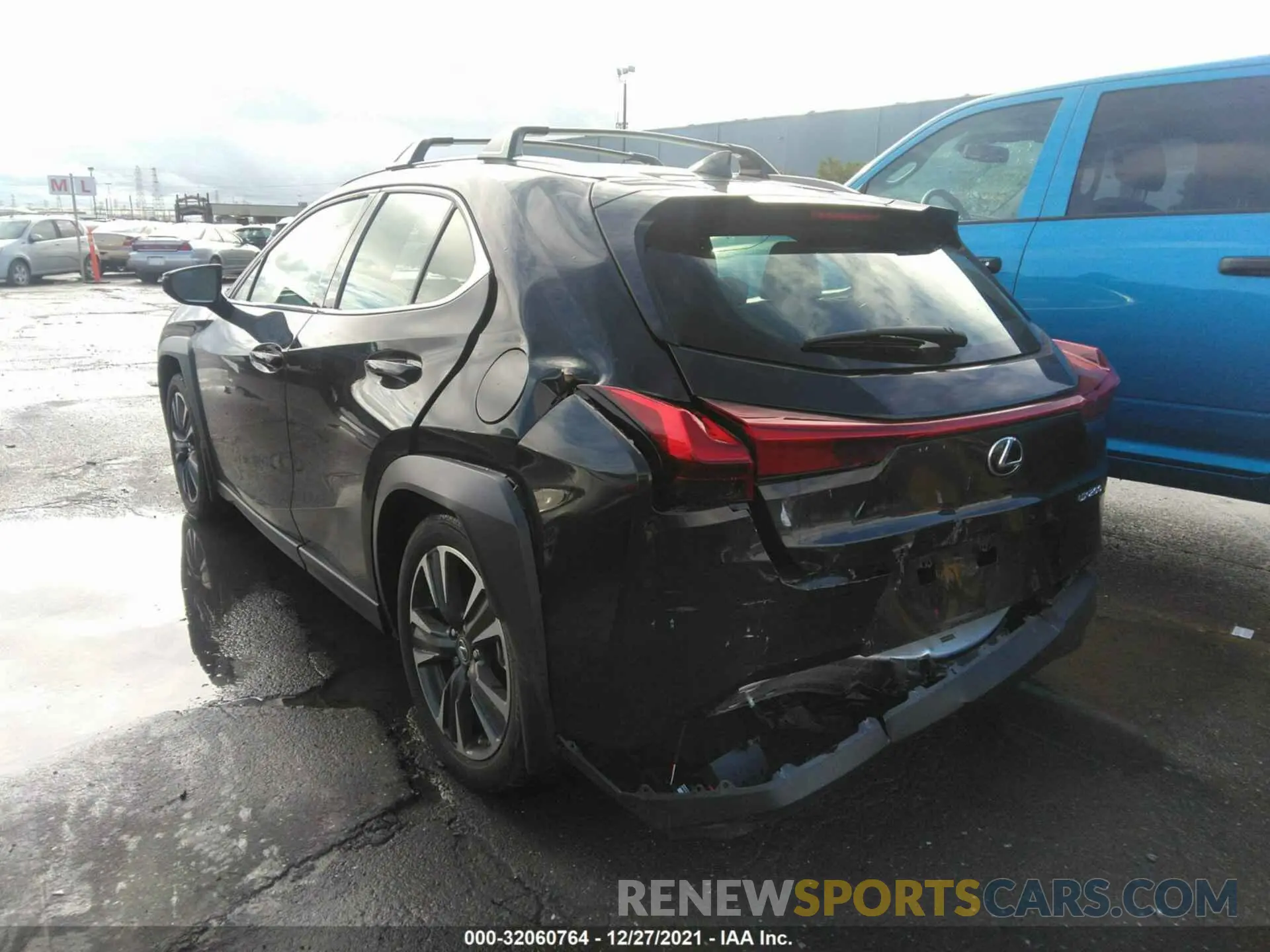 3 fotografías del automóvil dañado JTHX3JBH9L2024173 LEXUS UX 2020