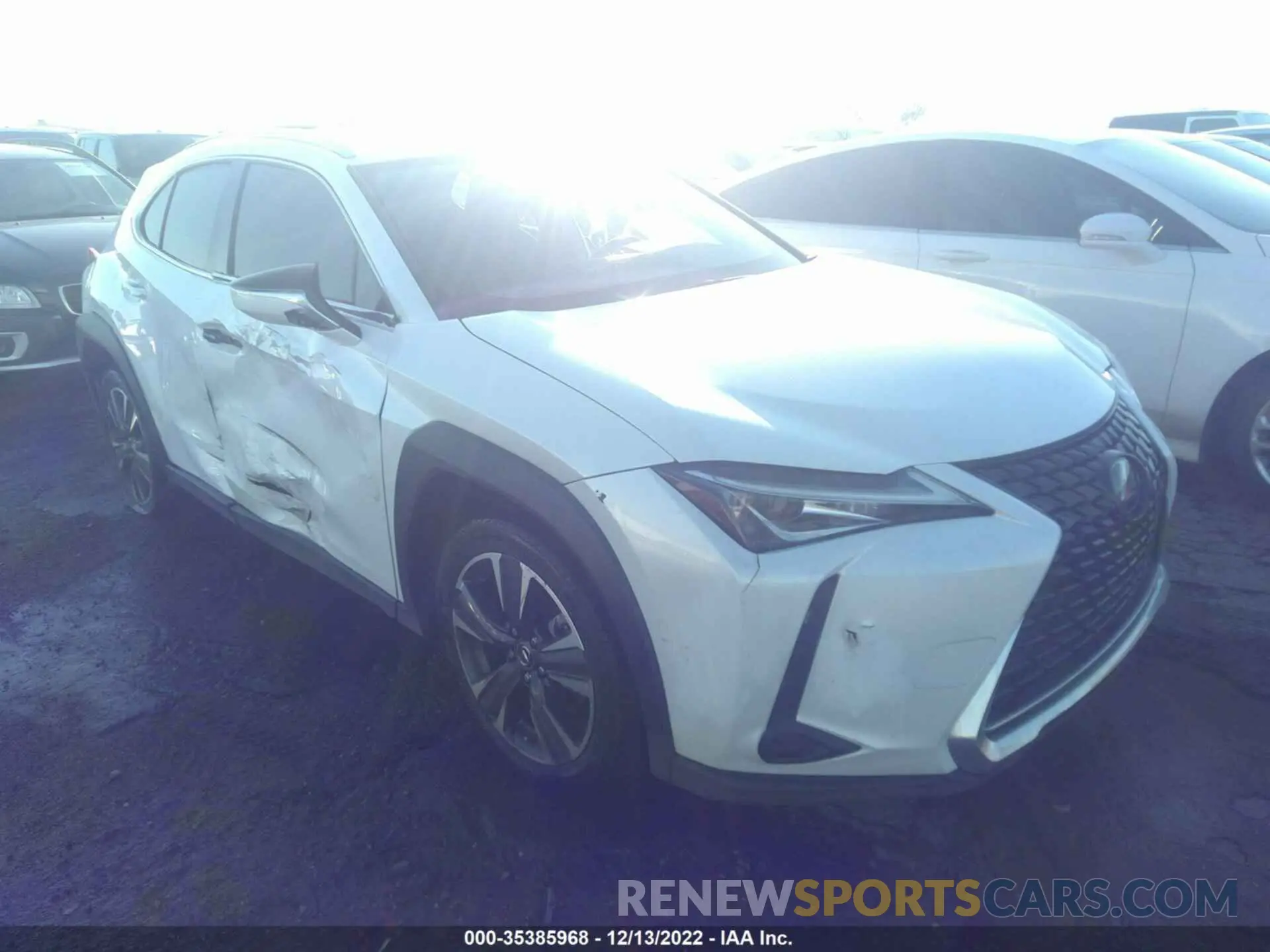 1 fotografías del automóvil dañado JTHX3JBHXL2022223 LEXUS UX 2020