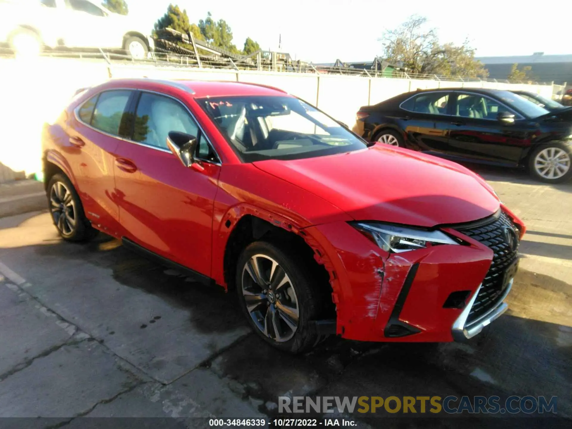 1 fotografías del automóvil dañado JTHX9JBH0L2033777 LEXUS UX 2020