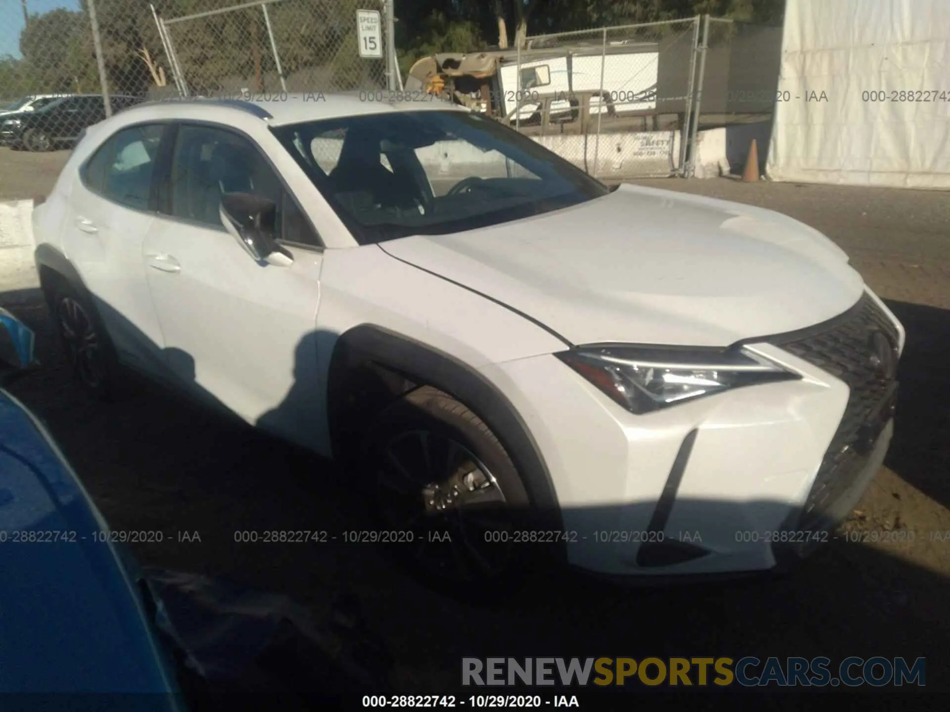 1 fotografías del automóvil dañado JTHX9JBH4L2030235 LEXUS UX 2020