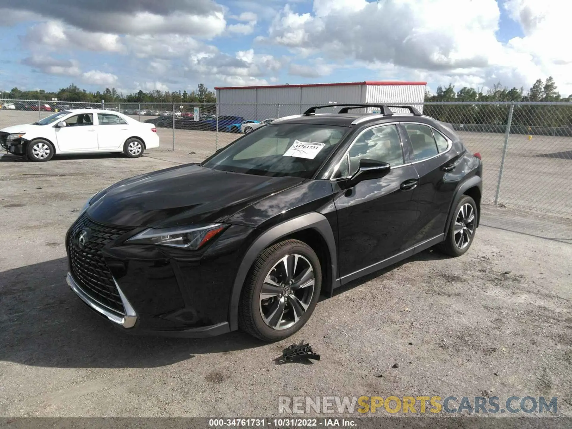 2 fotografías del automóvil dañado JTHP3JBH2M2035517 LEXUS UX 2021