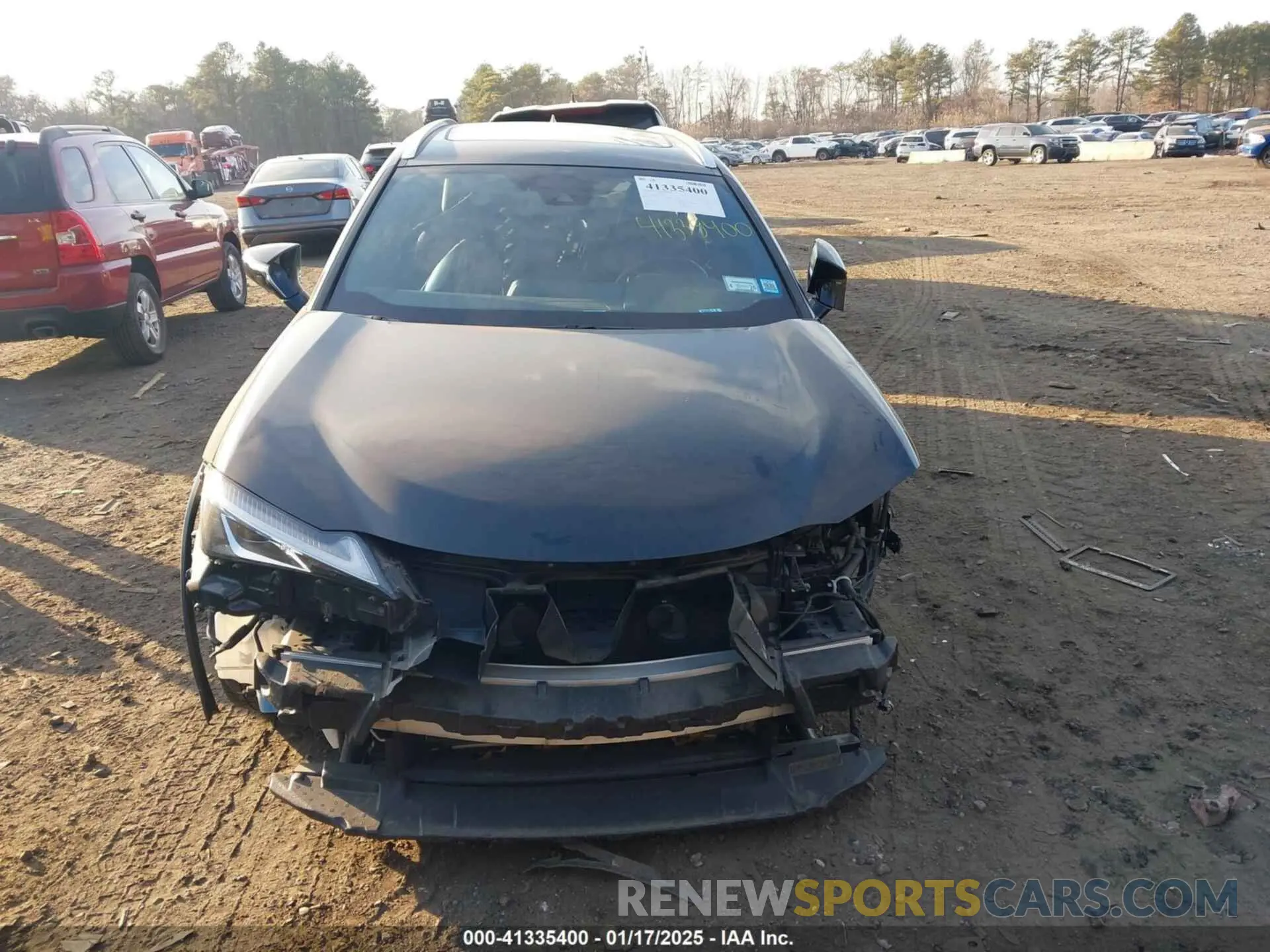 11 fotografías del automóvil dañado JTHP9JBH2M2041574 LEXUS UX 2021
