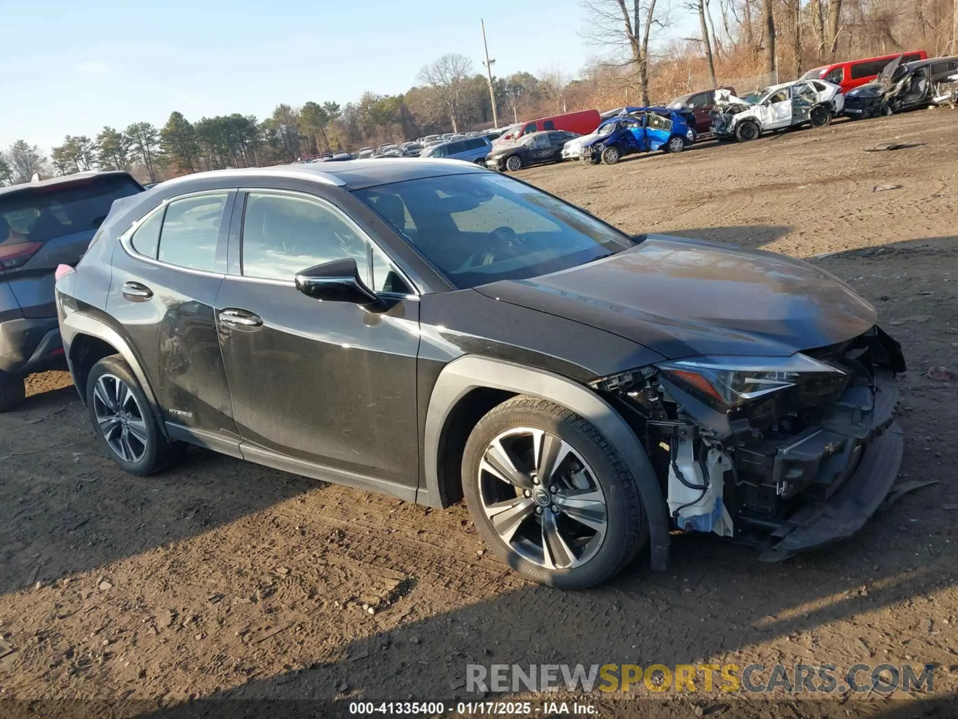 12 fotografías del automóvil dañado JTHP9JBH2M2041574 LEXUS UX 2021