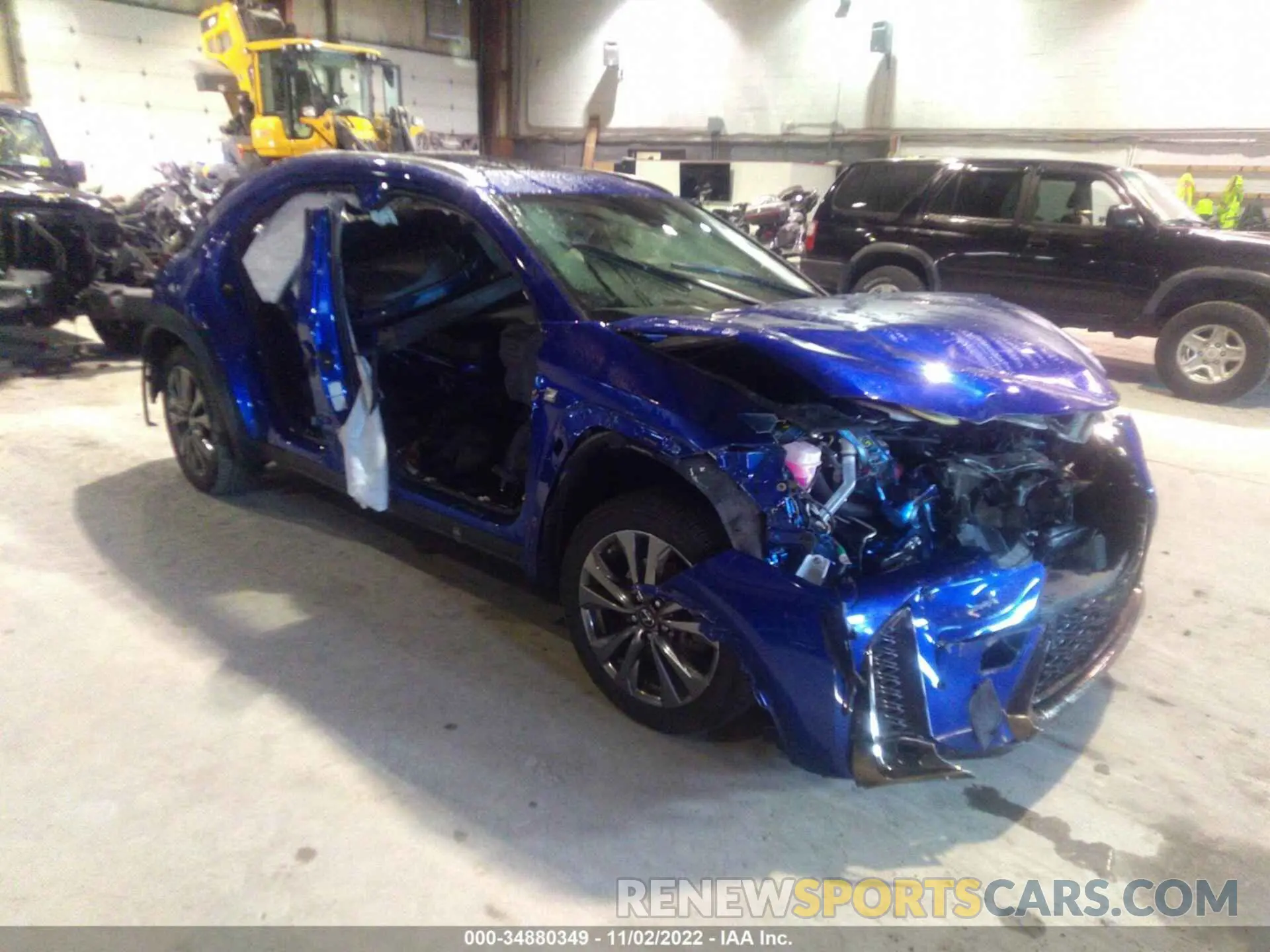 1 fotografías del automóvil dañado JTHR9JBH8M2046268 LEXUS UX 2021