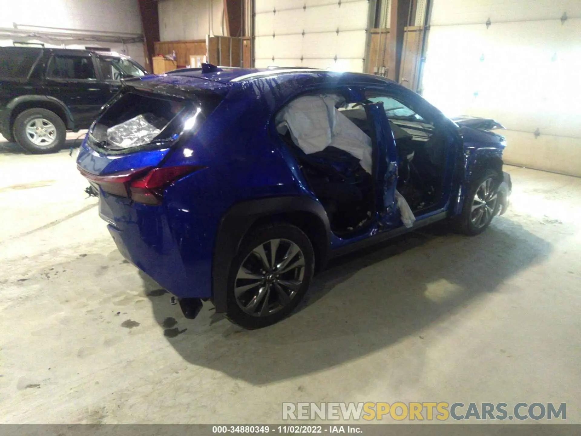 4 fotografías del automóvil dañado JTHR9JBH8M2046268 LEXUS UX 2021