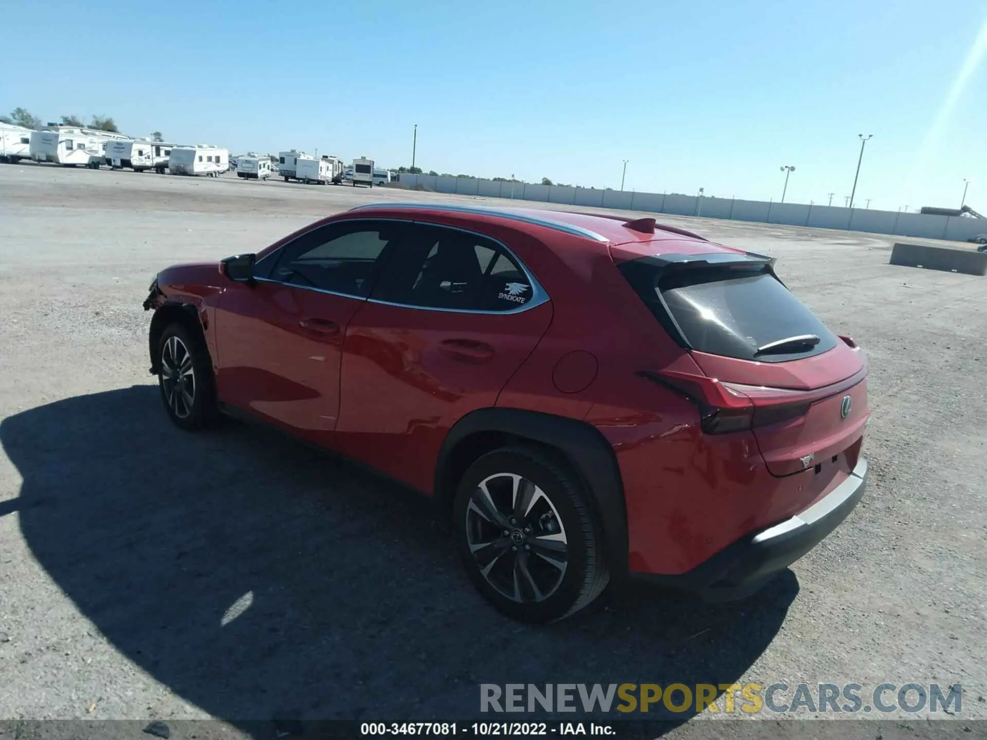 3 fotografías del automóvil dañado JTHX3JBH2M2041981 LEXUS UX 2021