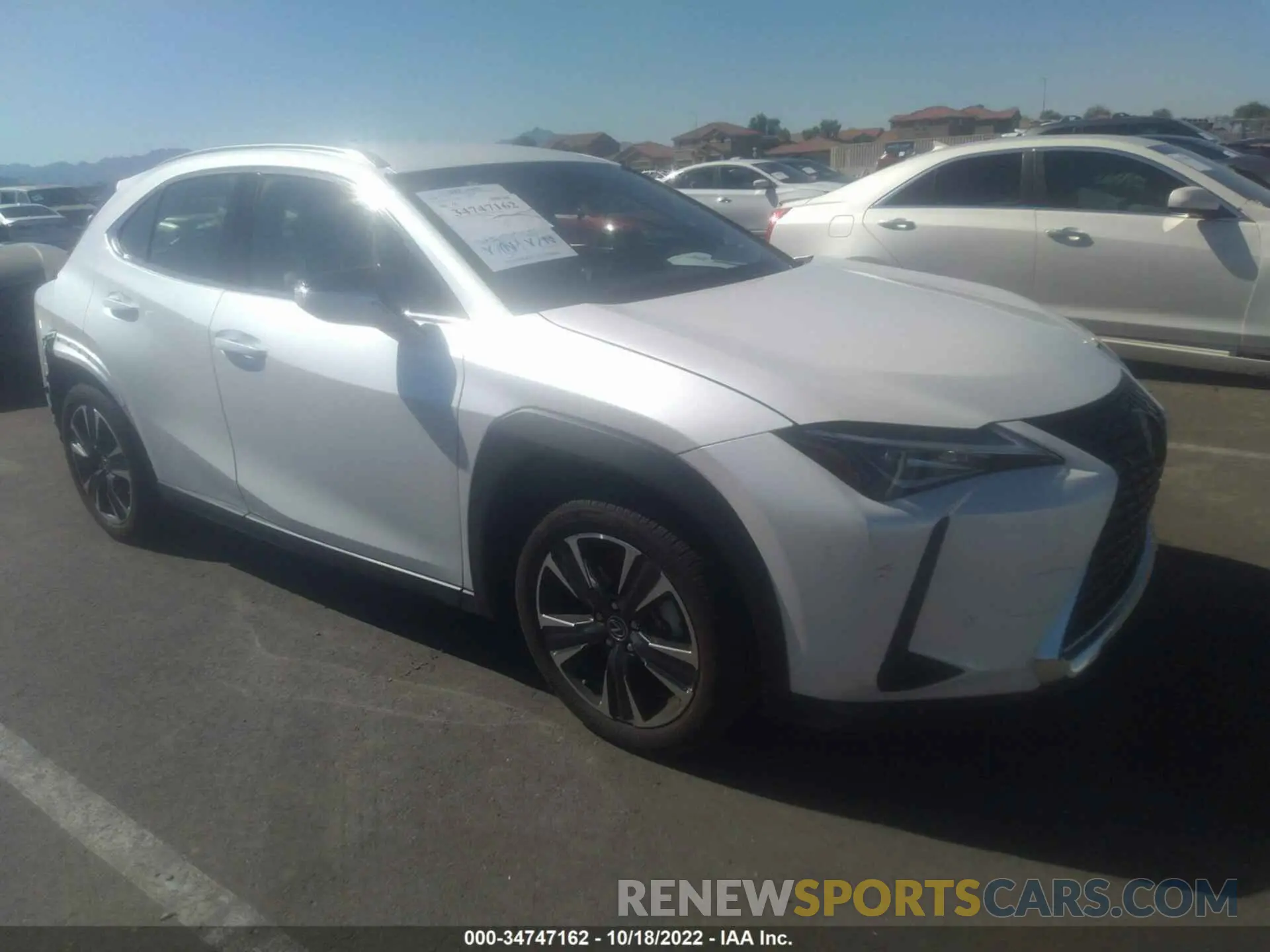 1 fotografías del automóvil dañado JTHX3JBH7M2033343 LEXUS UX 2021