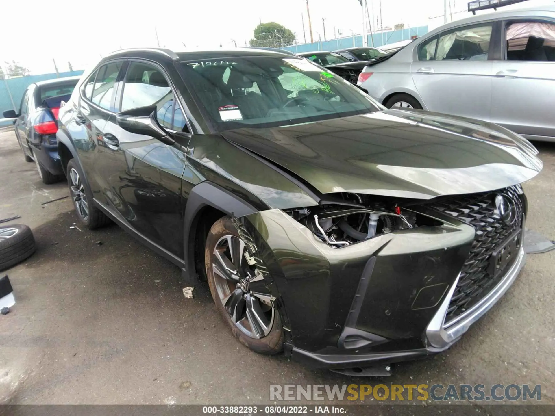 1 fotografías del automóvil dañado JTHX3JBH7M2045430 LEXUS UX 2021