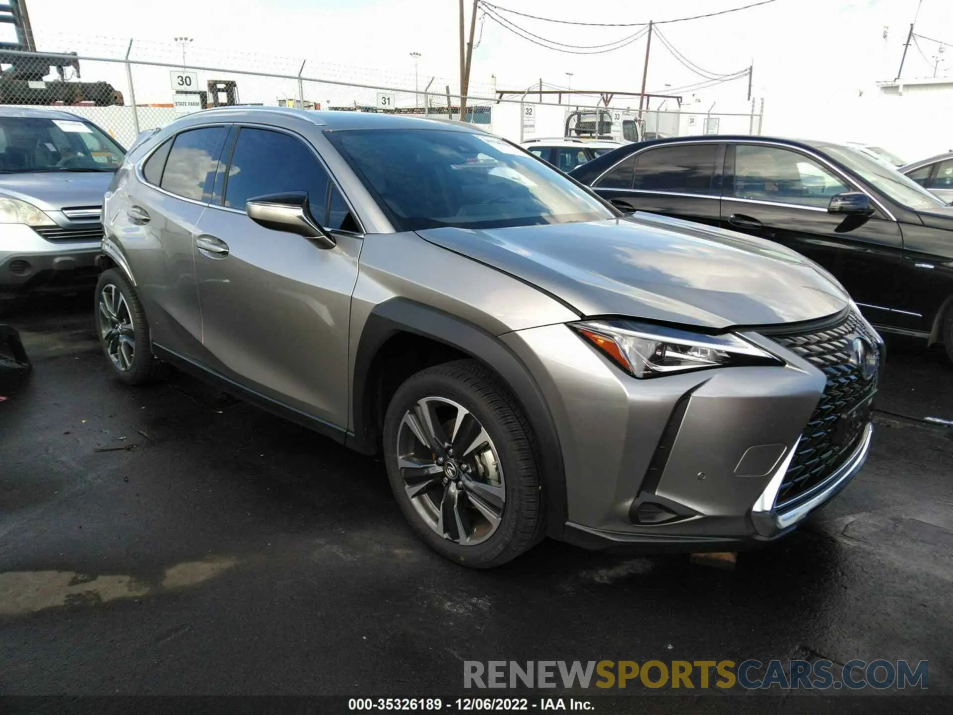 1 fotografías del automóvil dañado JTHX3JBH2N2046308 LEXUS UX 2022