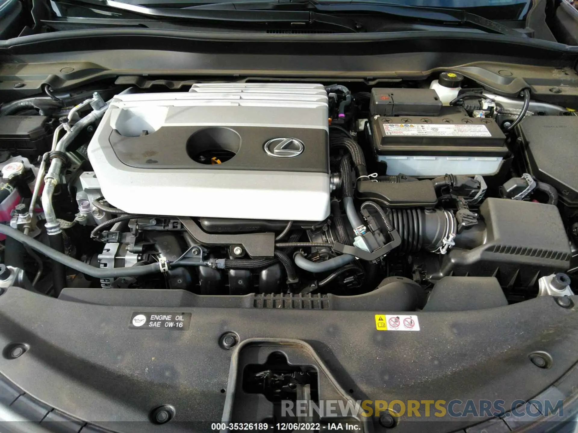 10 fotografías del automóvil dañado JTHX3JBH2N2046308 LEXUS UX 2022