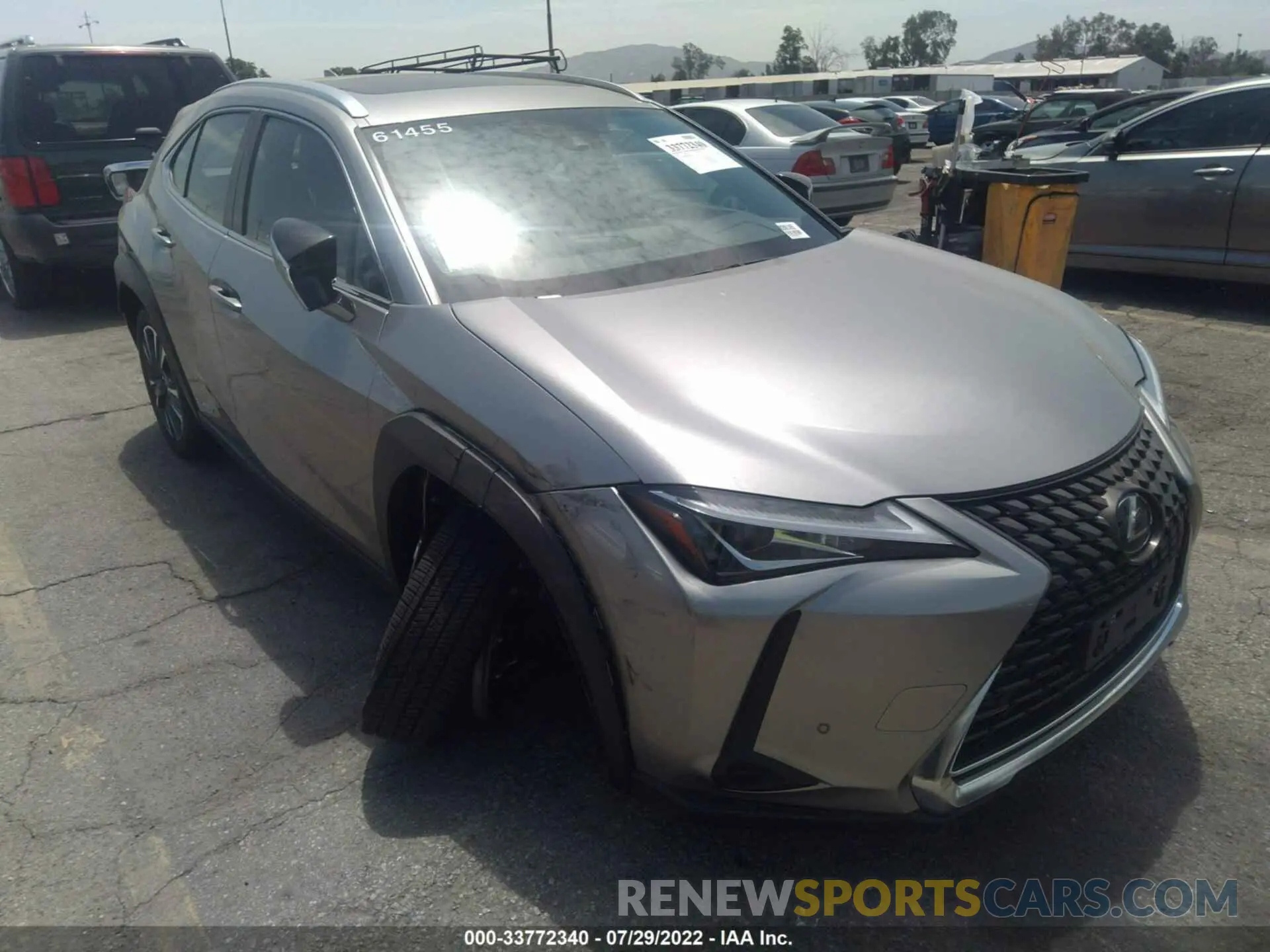 1 fotografías del automóvil dañado JTHX9JBH4N2061455 LEXUS UX 2022