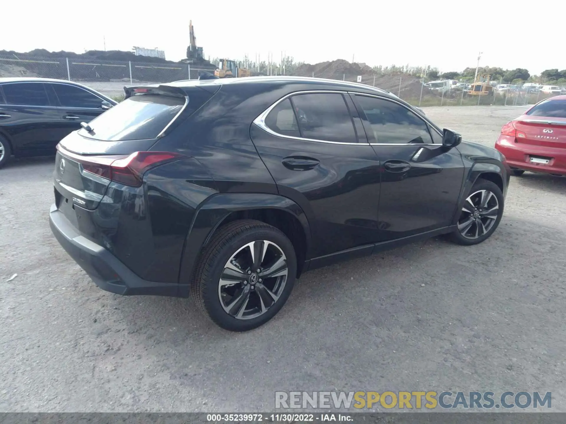 4 fotografías del automóvil dañado JTHP6JBH7P2135706 LEXUS UX 2023
