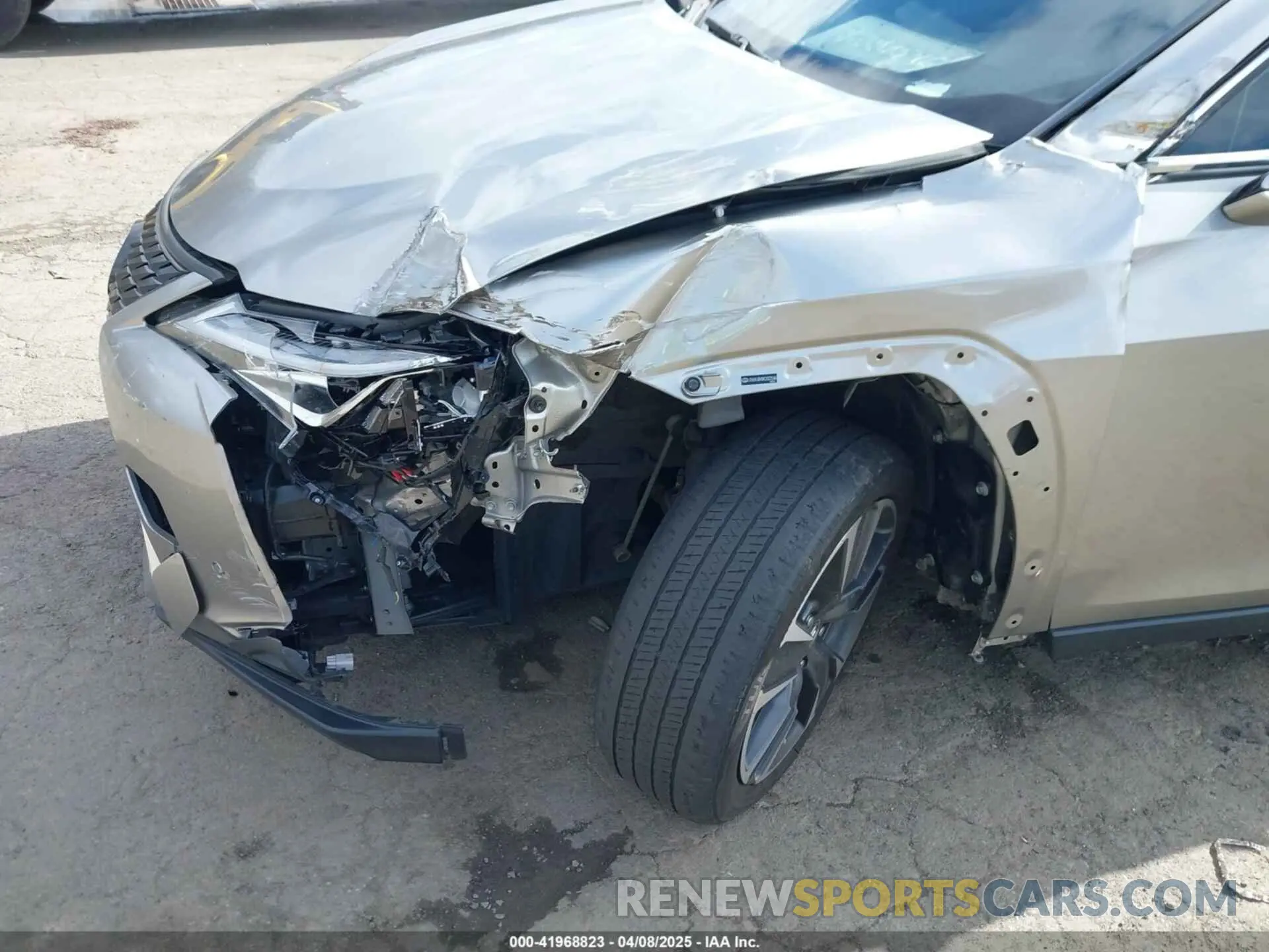 6 fotografías del automóvil dañado JTHU9JBH0K2002546 LEXUS UX 250H 2019