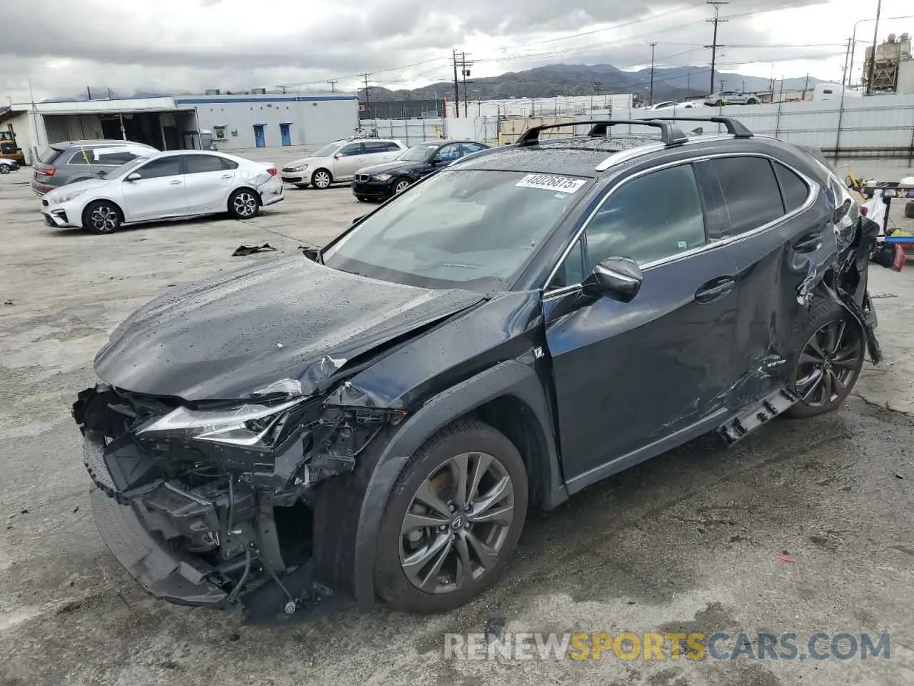 1 fotografías del automóvil dañado JTHU9JBH0K2019248 LEXUS UX 250H 2019