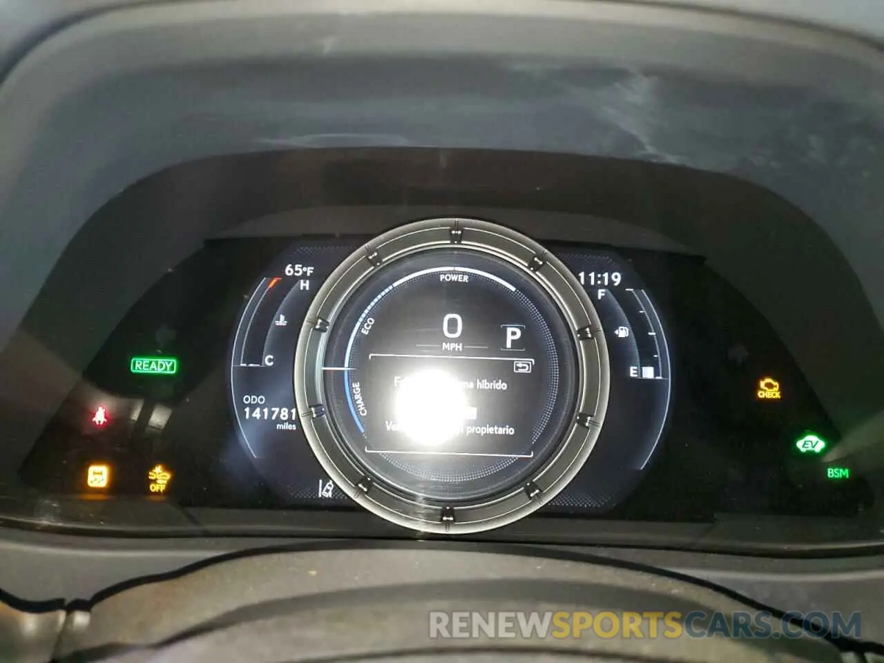 9 fotografías del automóvil dañado JTHU9JBH1K2004421 LEXUS UX 250H 2019