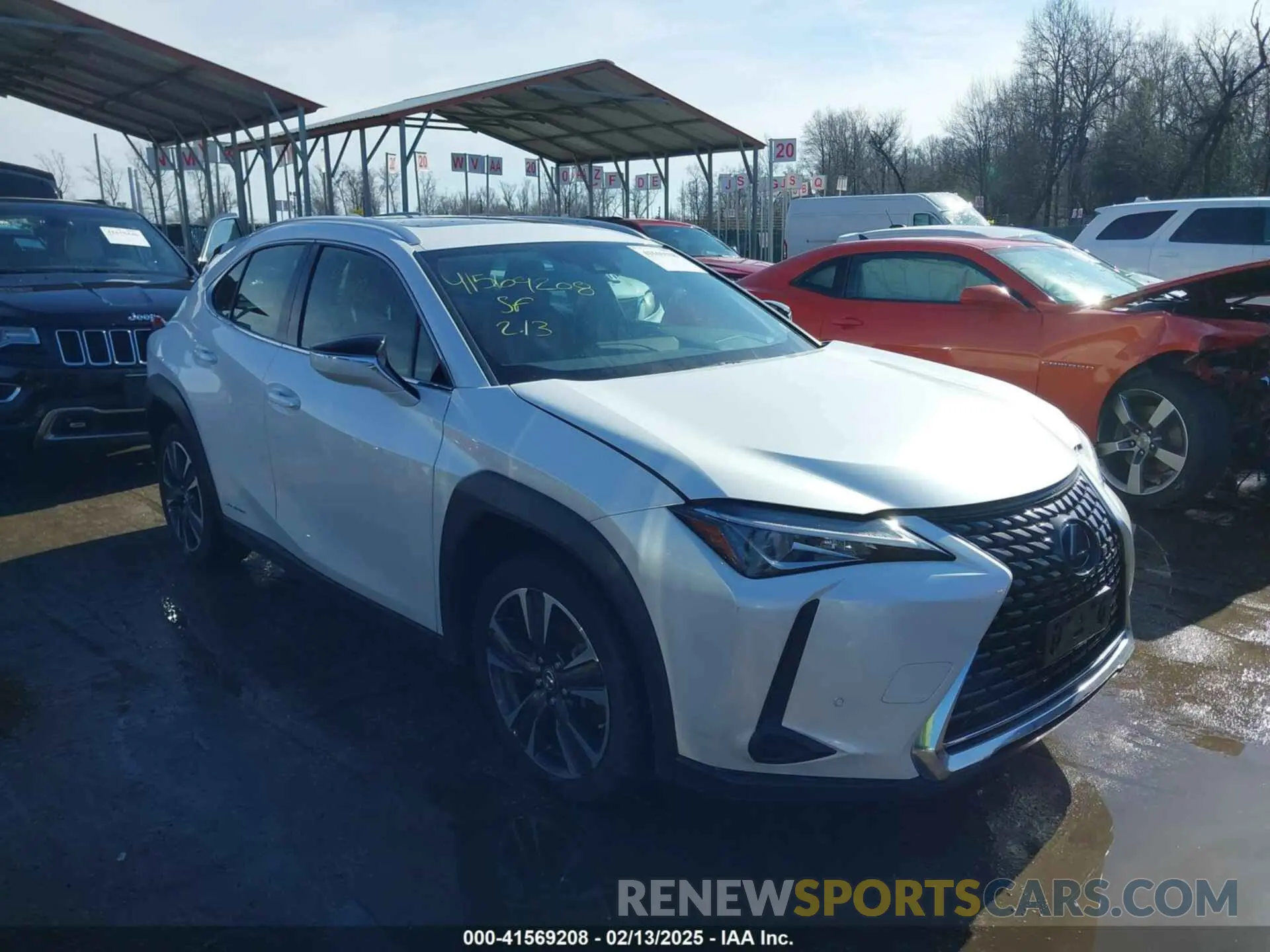 1 fotografías del automóvil dañado JTHU9JBH1K2007982 LEXUS UX 250H 2019