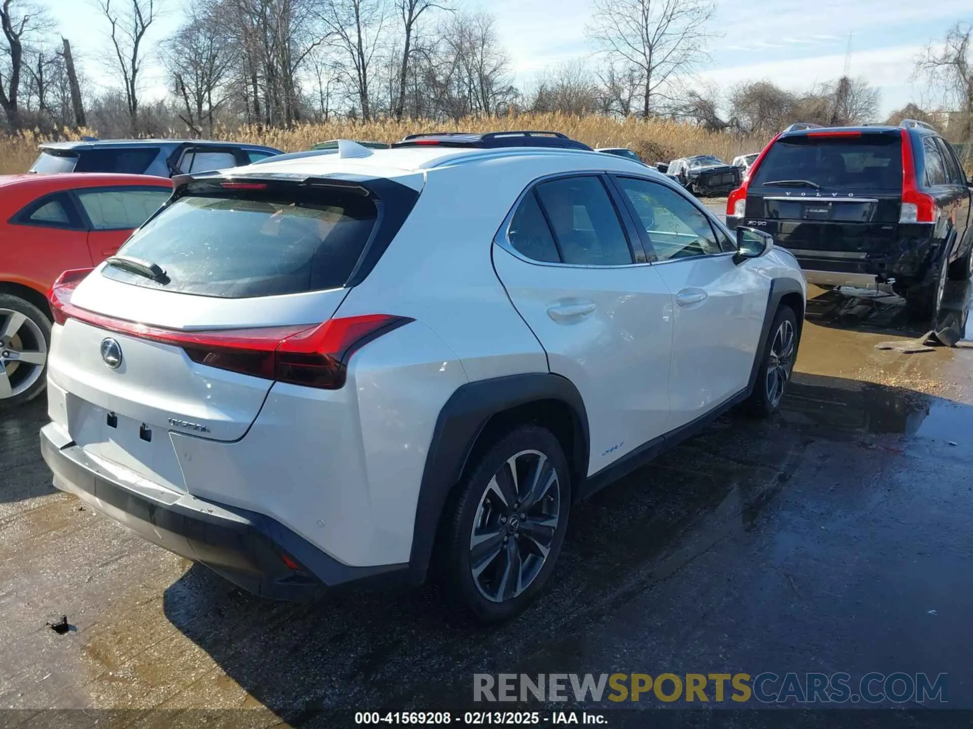 4 fotografías del automóvil dañado JTHU9JBH1K2007982 LEXUS UX 250H 2019