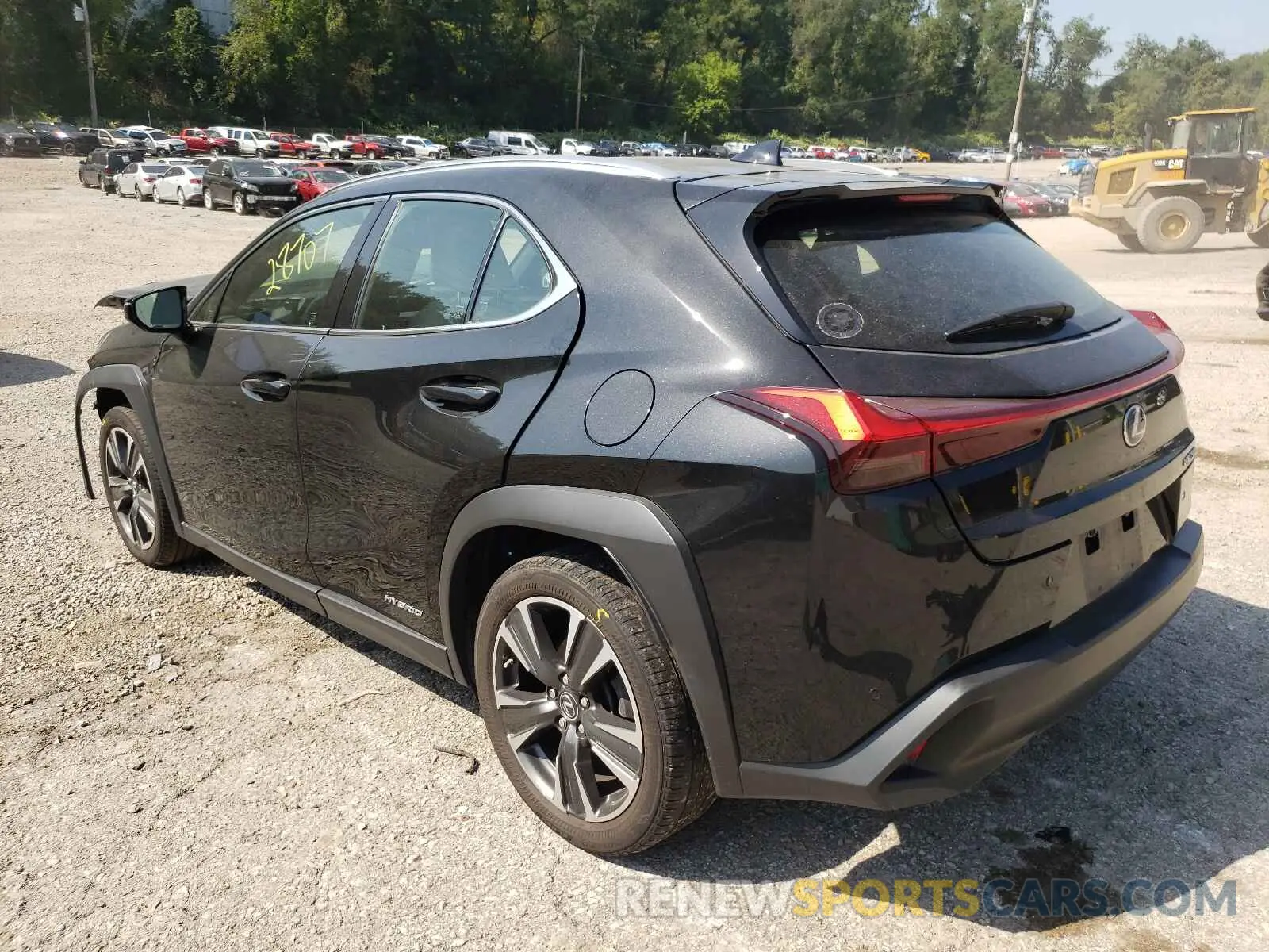 3 fotografías del automóvil dañado JTHU9JBH2K2011202 LEXUS UX 250H 2019