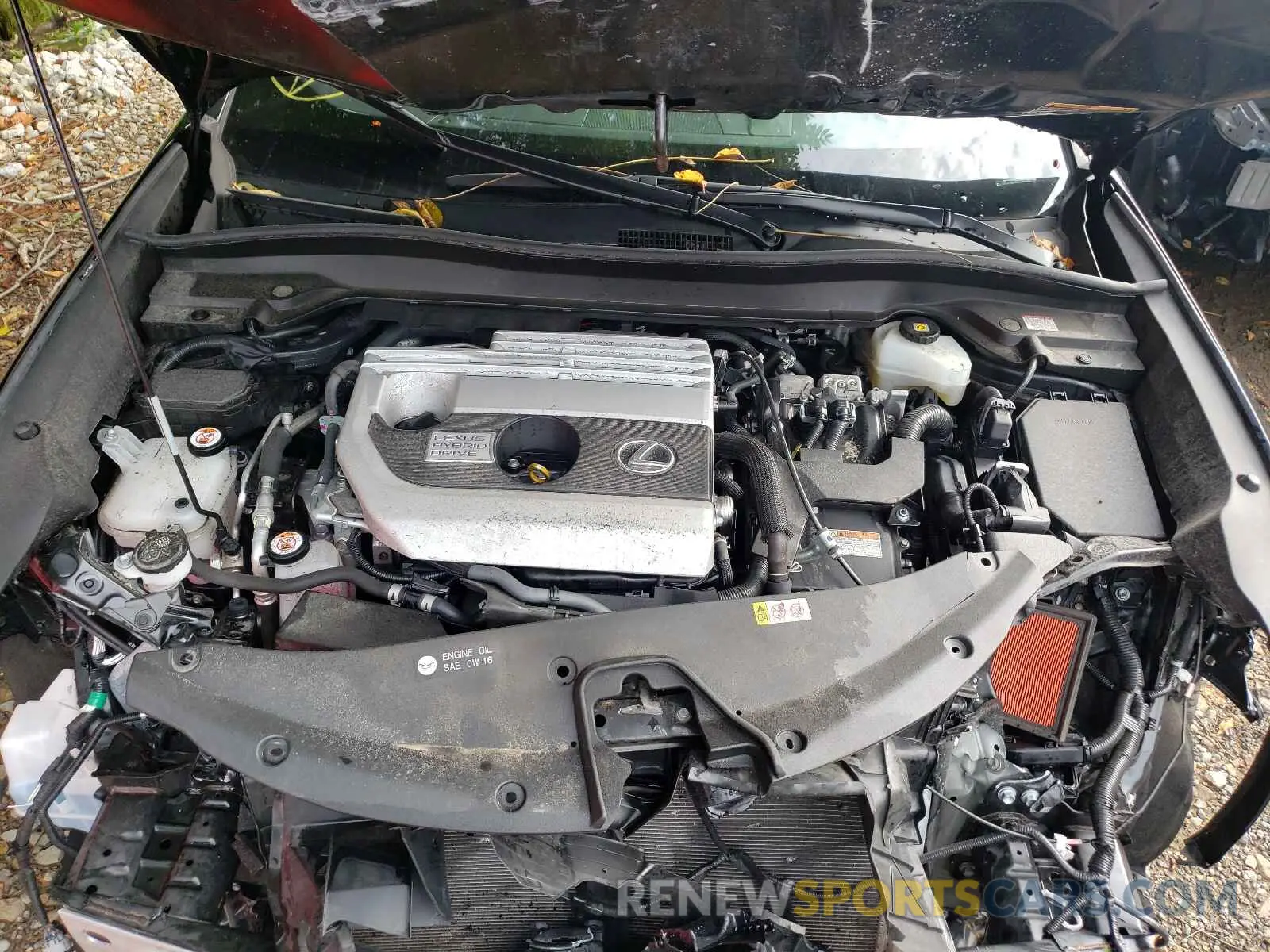 7 fotografías del automóvil dañado JTHU9JBH2K2011202 LEXUS UX 250H 2019