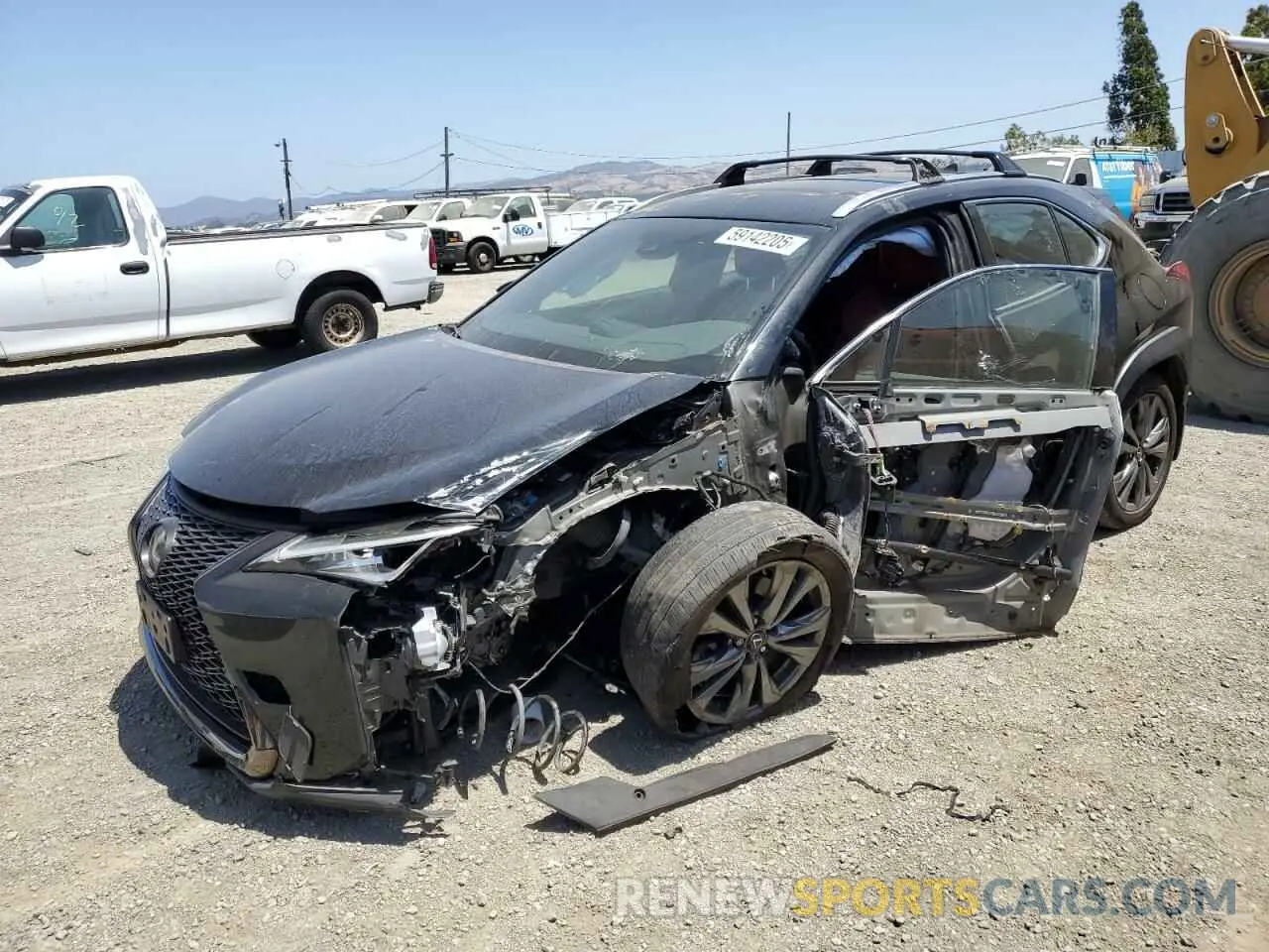 1 fotografías del automóvil dañado JTHU9JBH2K2013001 LEXUS UX 250H 2019