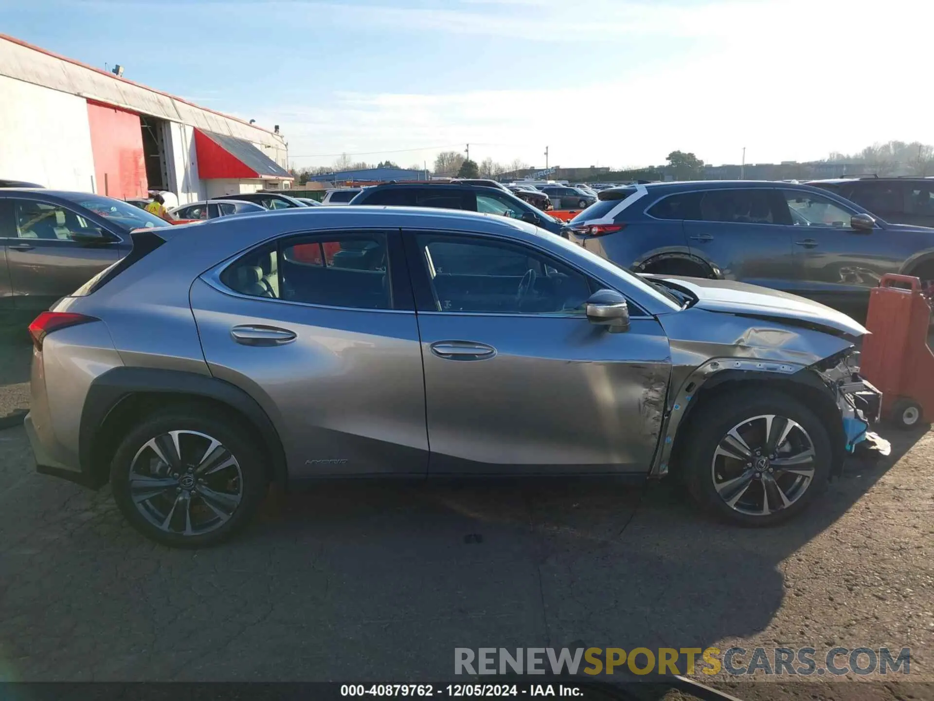 14 fotografías del automóvil dañado JTHU9JBH2K2014424 LEXUS UX 250H 2019