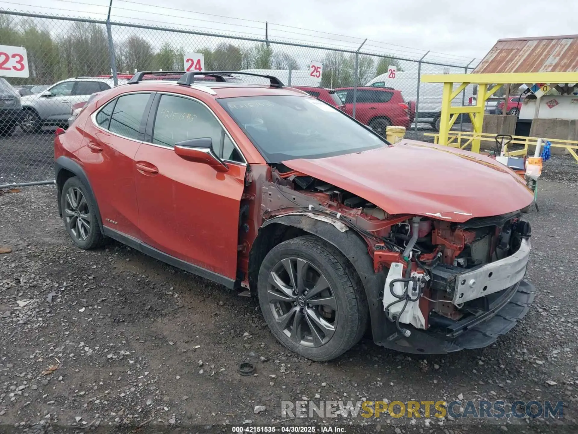 1 fotografías del automóvil dañado JTHU9JBH3K2003383 LEXUS UX 250H 2019