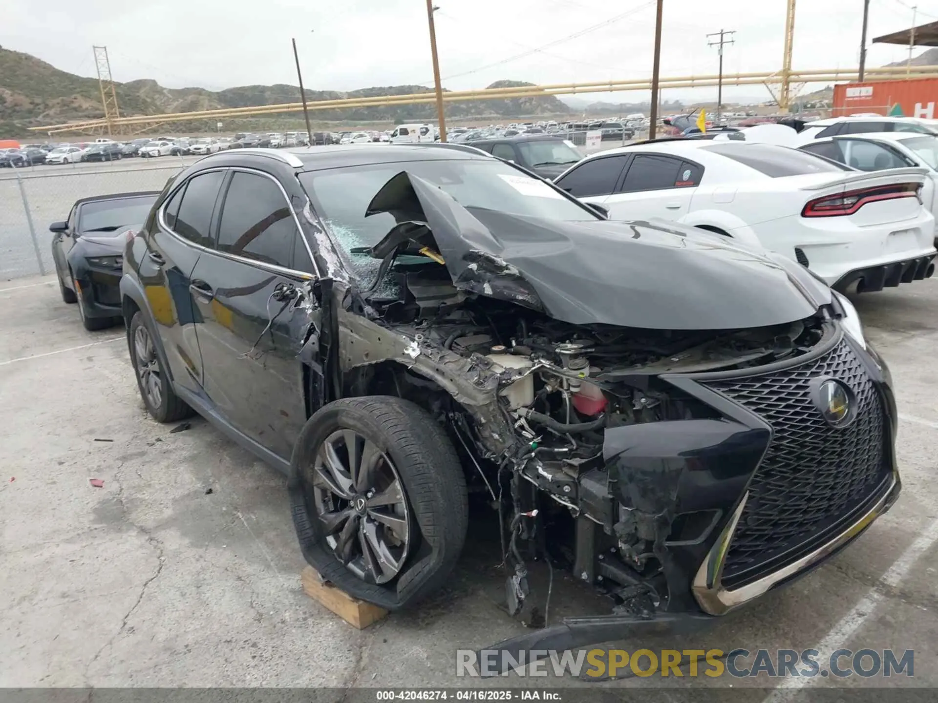 1 fotografías del automóvil dañado JTHU9JBH5K2018239 LEXUS UX 250H 2019