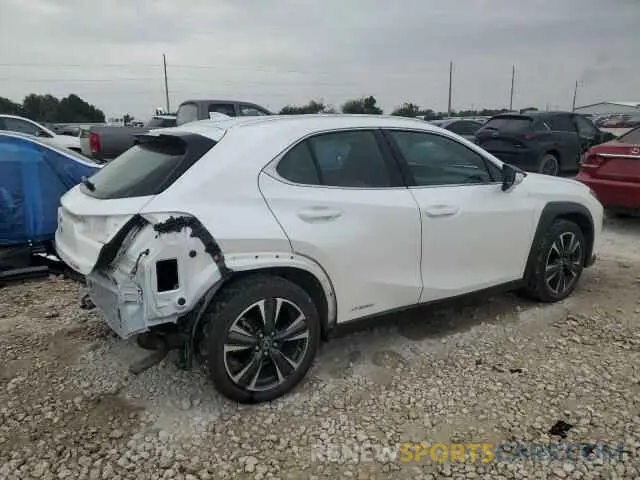 3 fotografías del automóvil dañado JTHU9JBH6K2014524 LEXUS UX 250H 2019