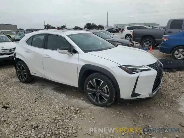 4 fotografías del automóvil dañado JTHU9JBH6K2014524 LEXUS UX 250H 2019