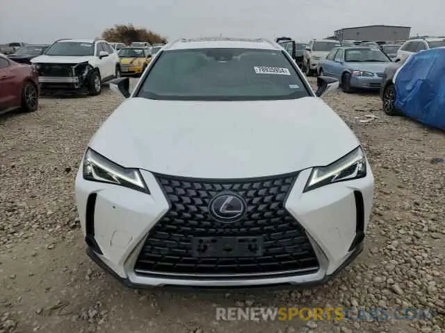 5 fotografías del automóvil dañado JTHU9JBH6K2014524 LEXUS UX 250H 2019