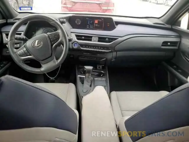 8 fotografías del automóvil dañado JTHU9JBH6K2014524 LEXUS UX 250H 2019