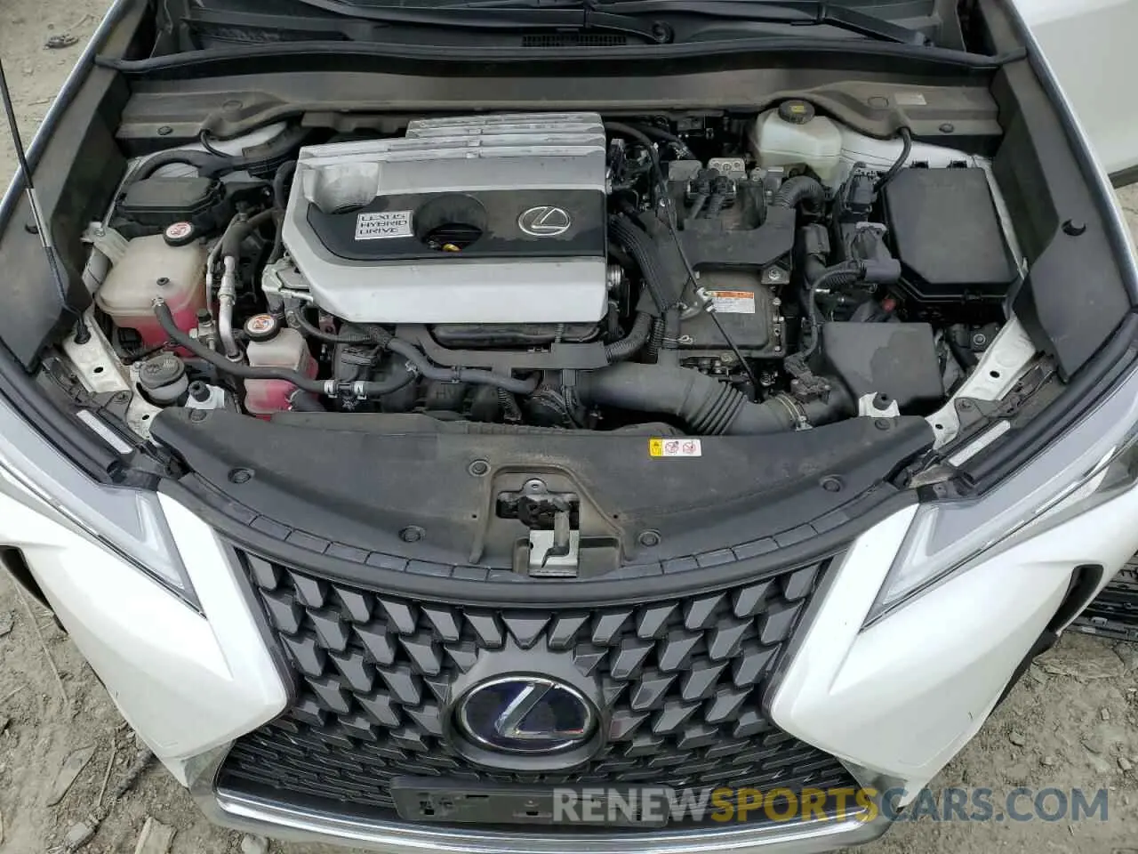 12 fotografías del automóvil dañado JTHU9JBH7K2008201 LEXUS UX 250H 2019