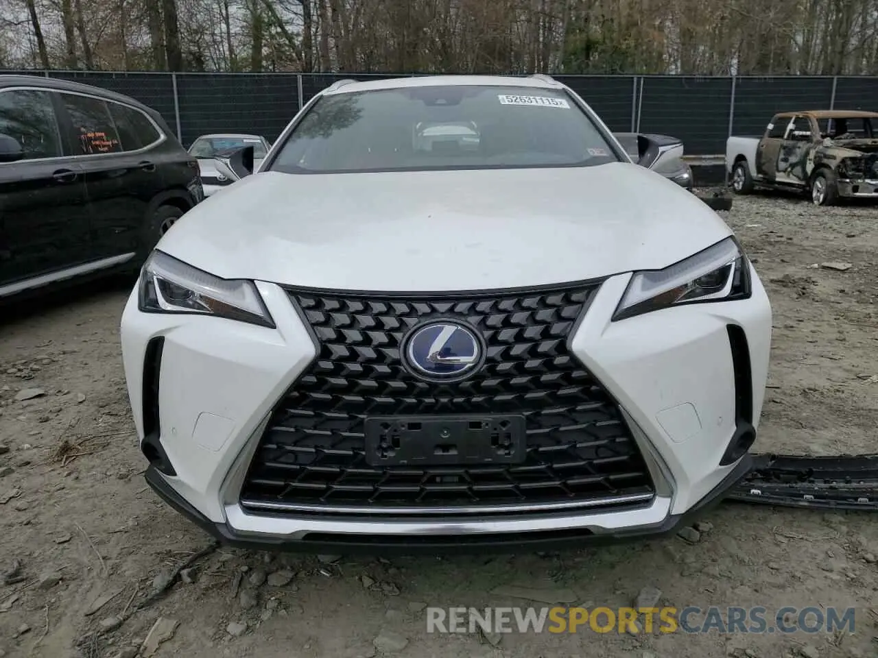5 fotografías del automóvil dañado JTHU9JBH7K2008201 LEXUS UX 250H 2019