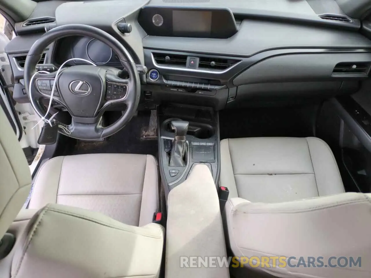 8 fotografías del automóvil dañado JTHU9JBH7K2013219 LEXUS UX 250H 2019