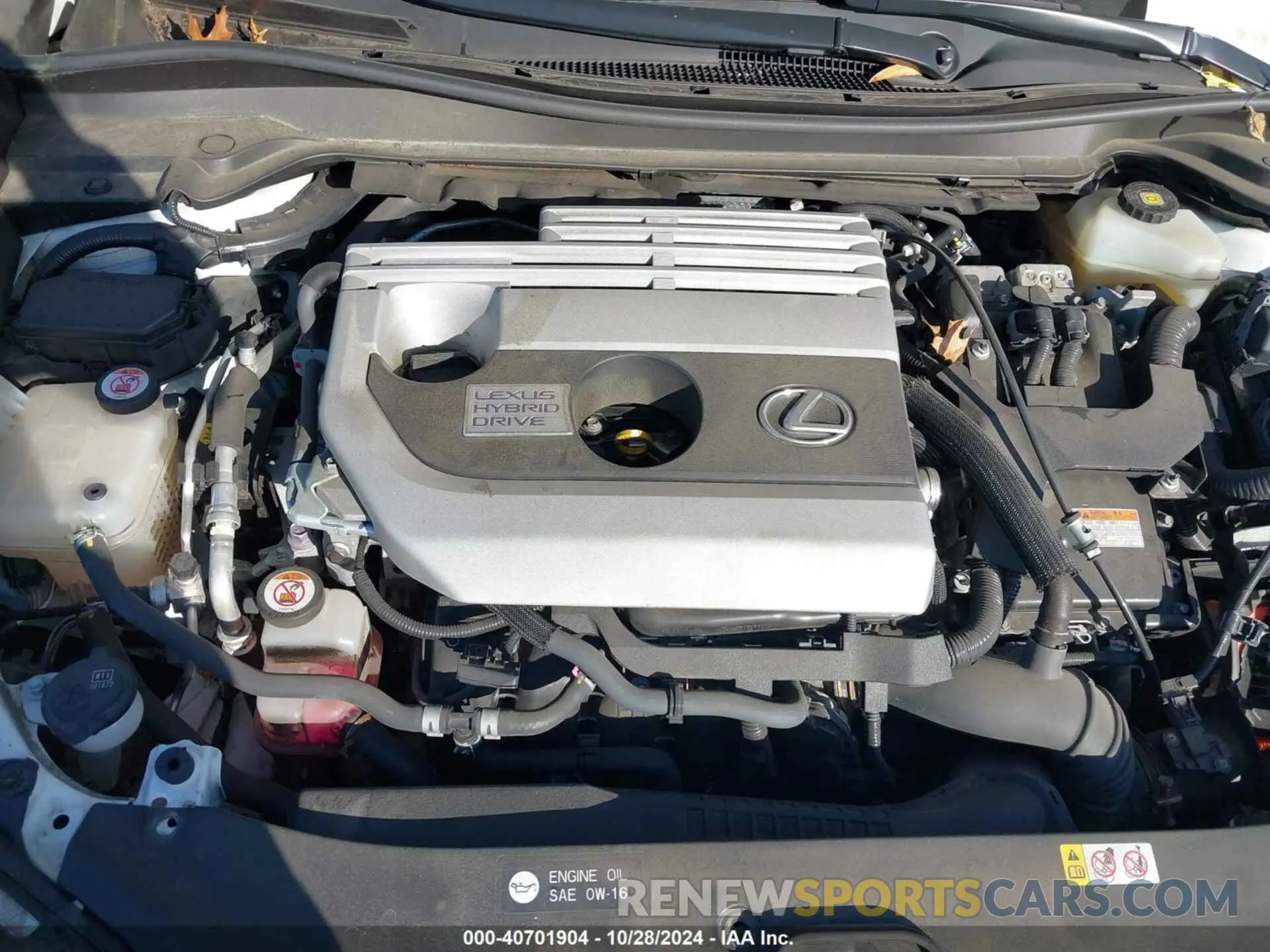 10 fotografías del automóvil dañado JTHU9JBH8K2004190 LEXUS UX 250H 2019
