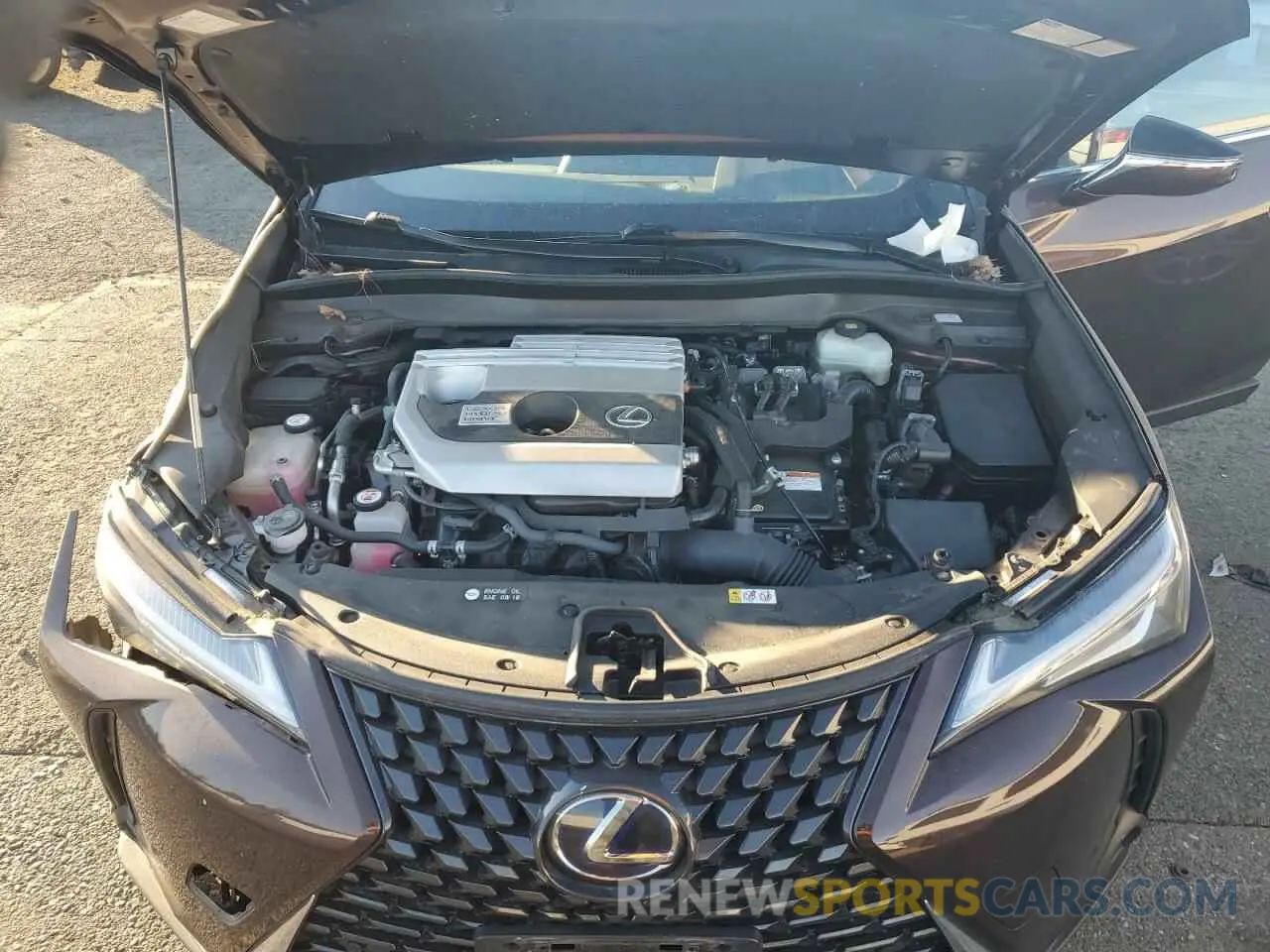 11 fotografías del automóvil dañado JTHU9JBH8K2019644 LEXUS UX 250H 2019