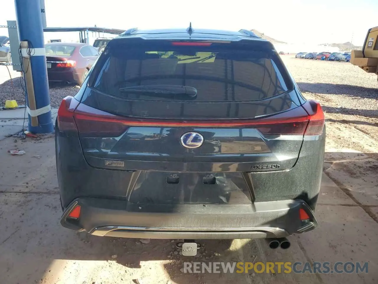 6 fotografías del automóvil dañado JTHU9JBH9K2000343 LEXUS UX 250H 2019