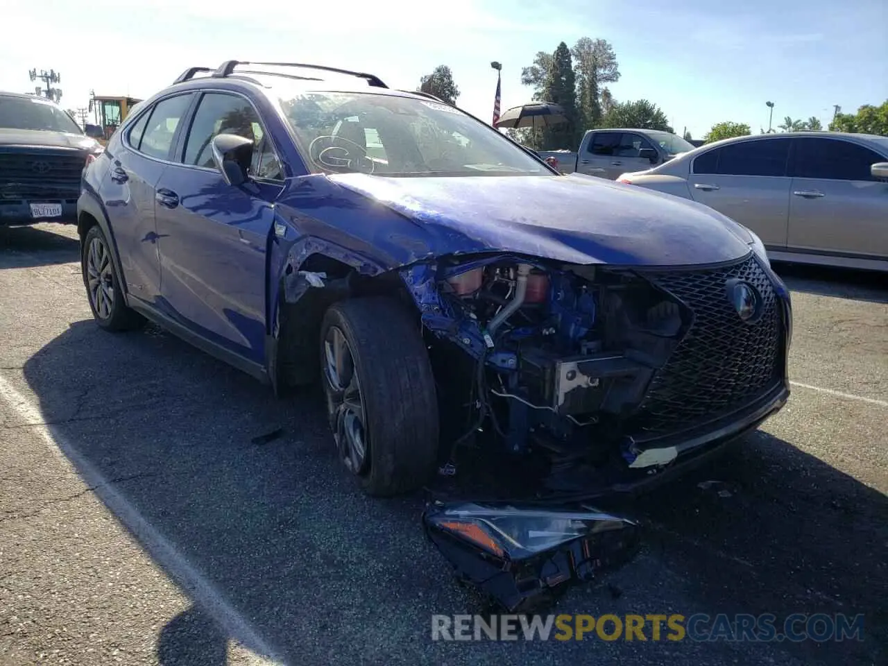 1 fotografías del automóvil dañado JTHU9JBH9K2006952 LEXUS UX 250H 2019