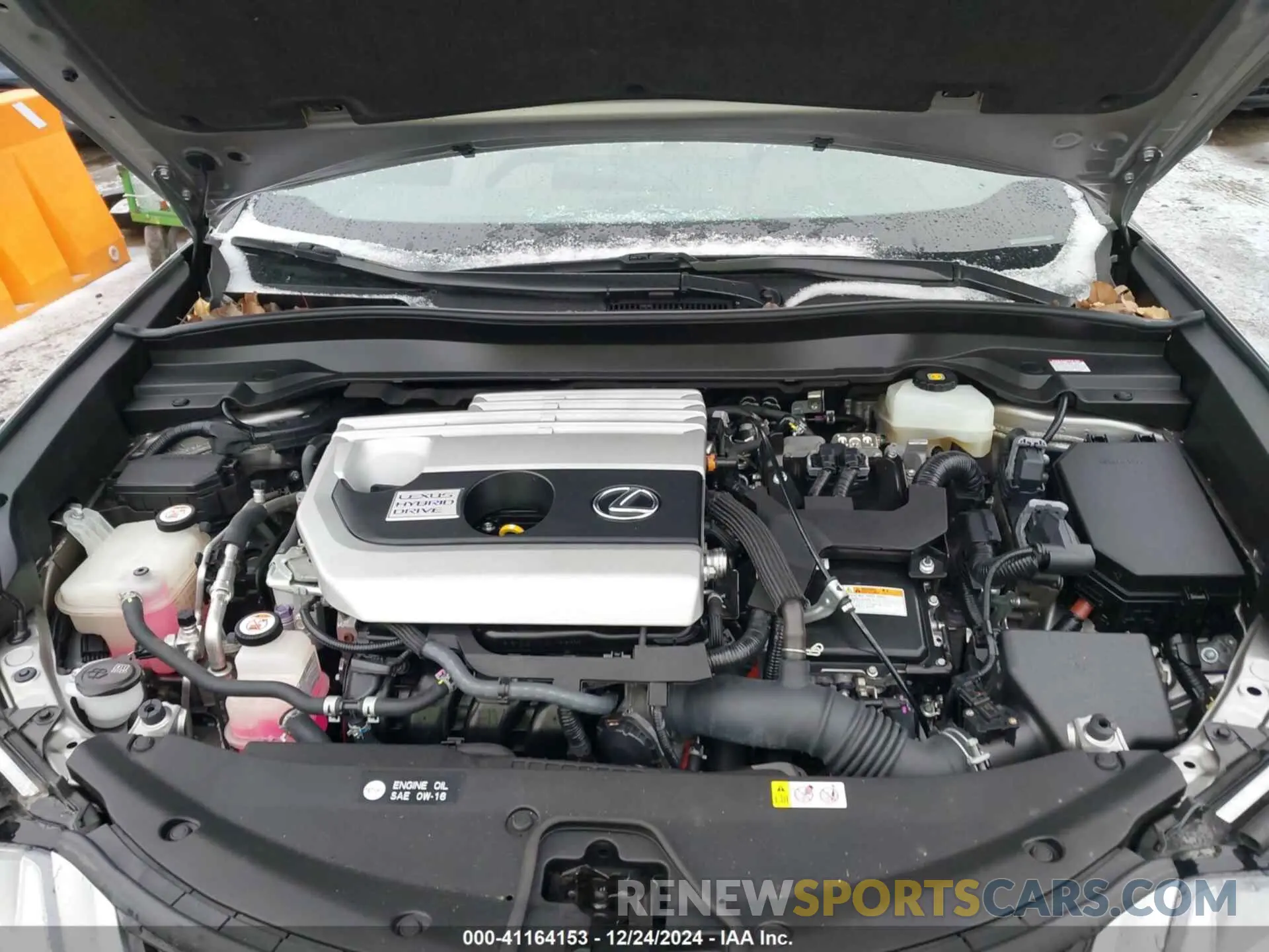 10 fotografías del automóvil dañado JTHU9JBH9K2012783 LEXUS UX 250H 2019