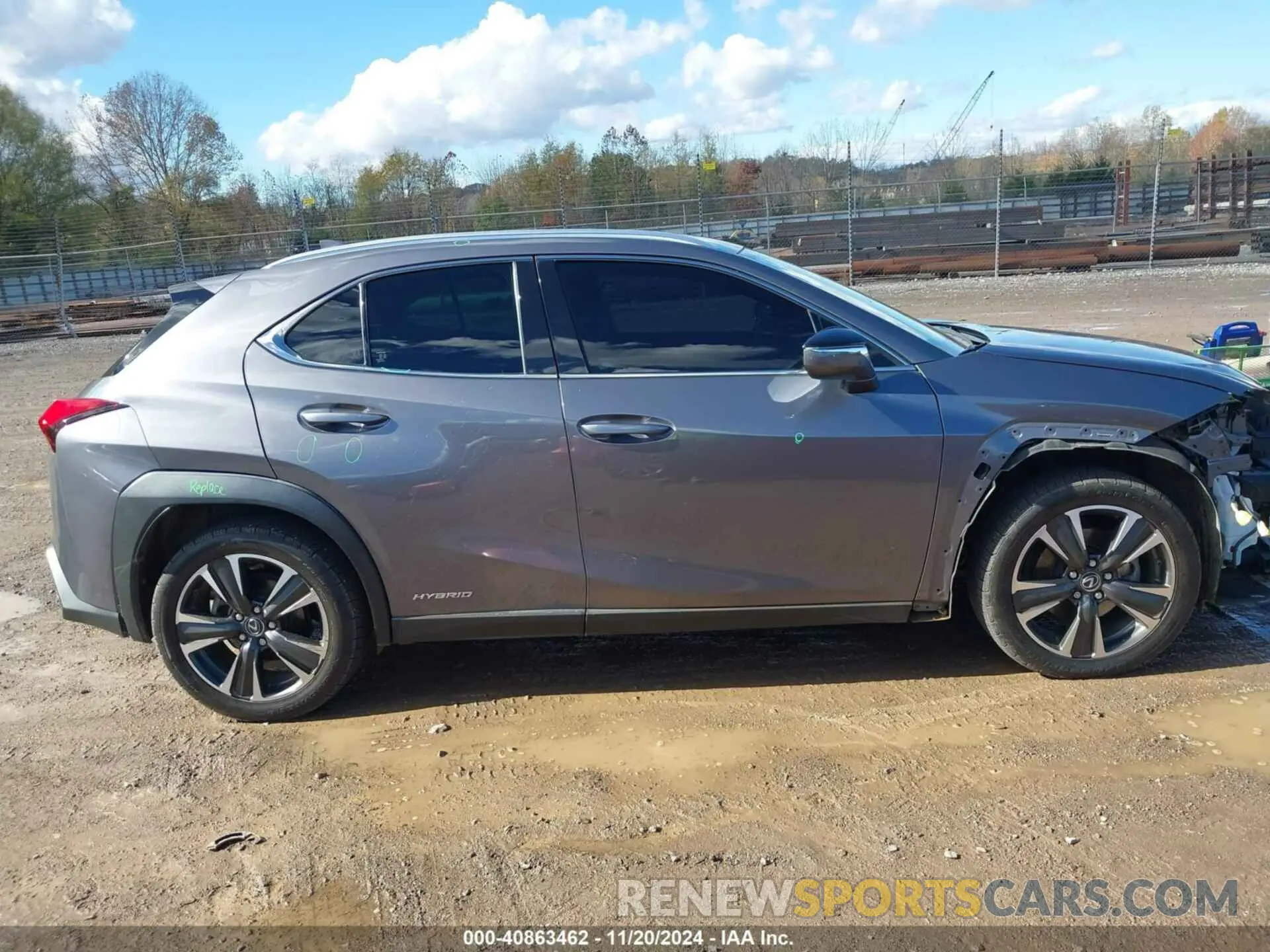 13 fotografías del automóvil dañado JTHU9JBHXK2011660 LEXUS UX 250H 2019